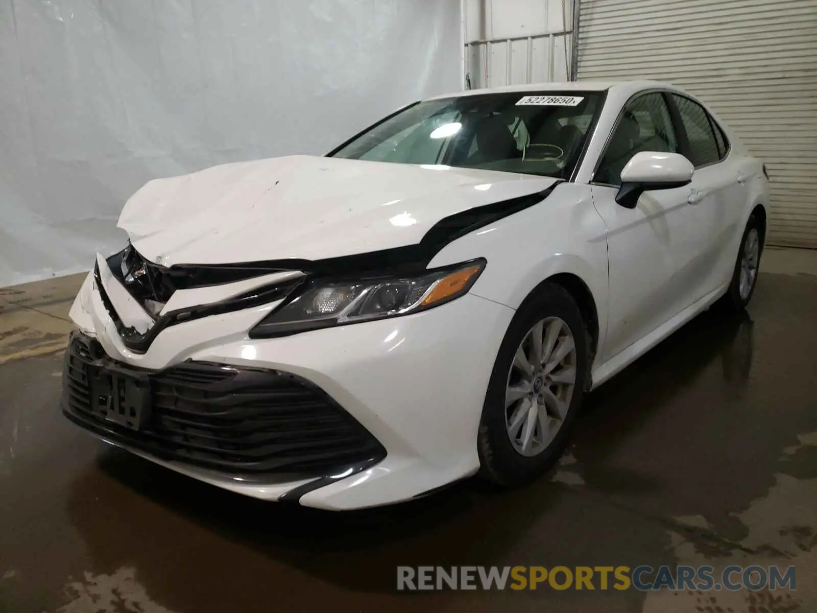 2 Photograph of a damaged car 4T1B11HKXKU195839 TOYOTA CAMRY 2019