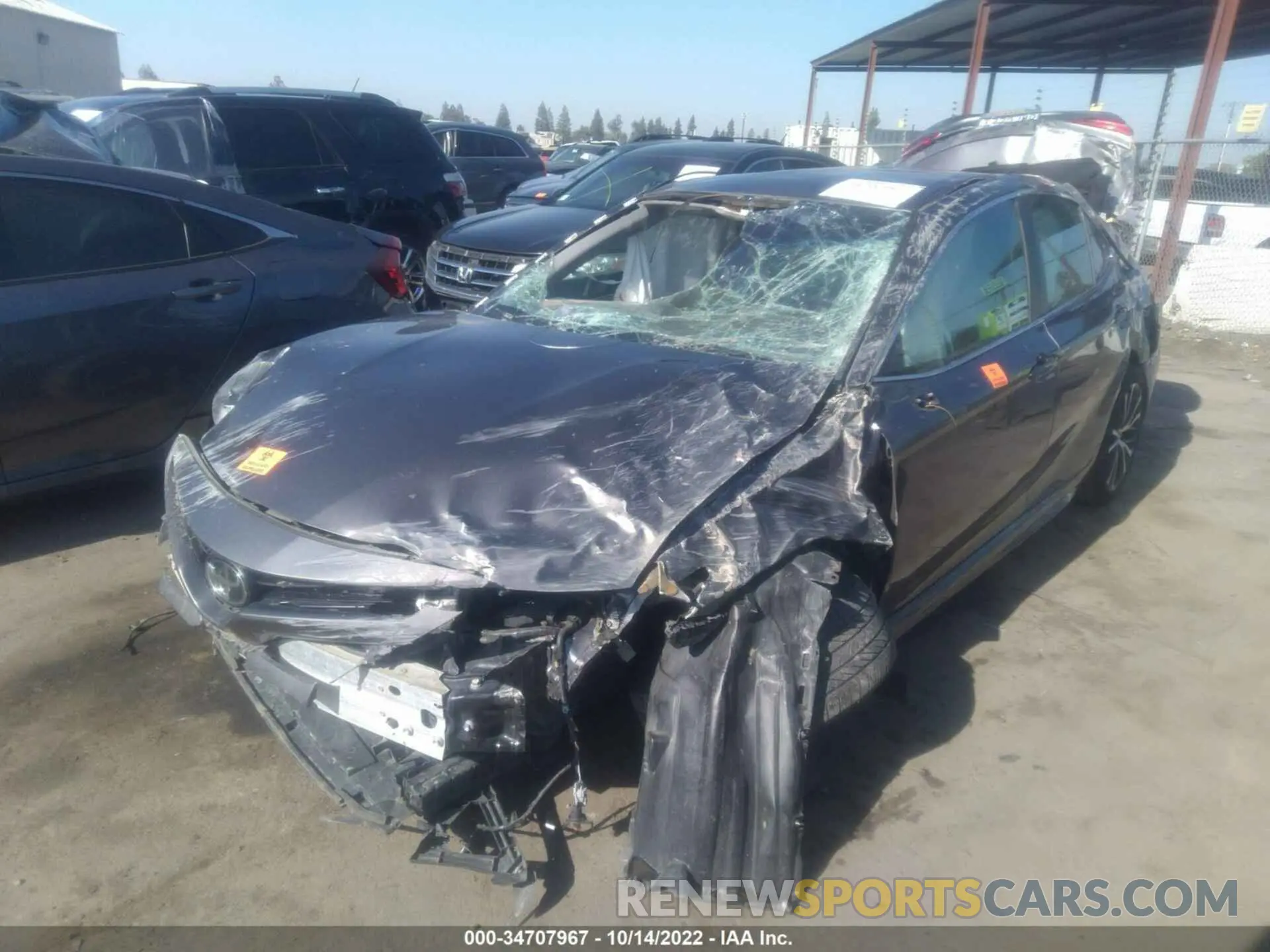 2 Photograph of a damaged car 4T1B11HKXKU200604 TOYOTA CAMRY 2019