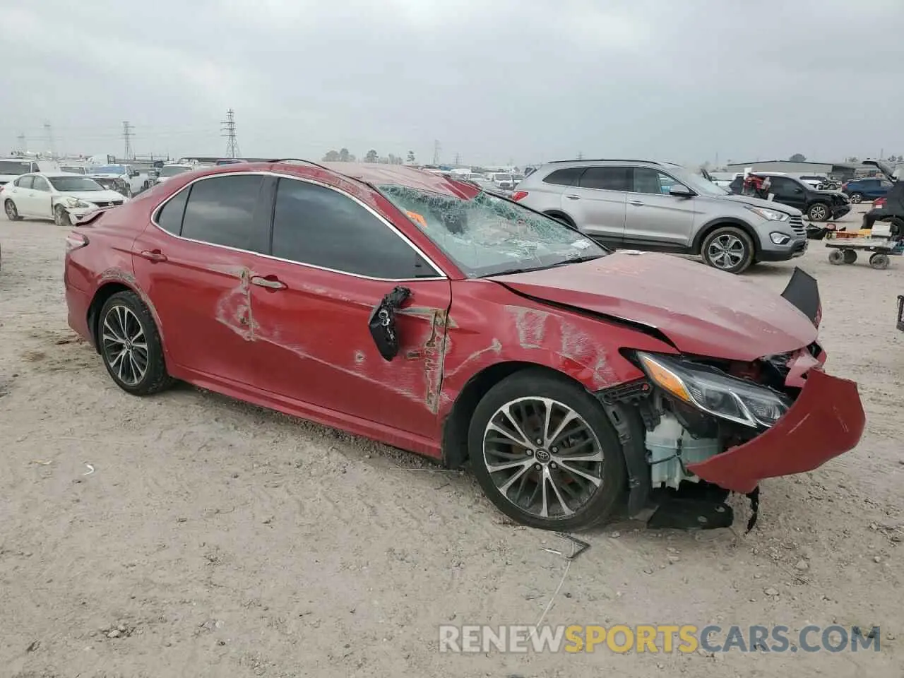 4 Фотография поврежденного автомобиля 4T1B11HKXKU202627 TOYOTA CAMRY 2019
