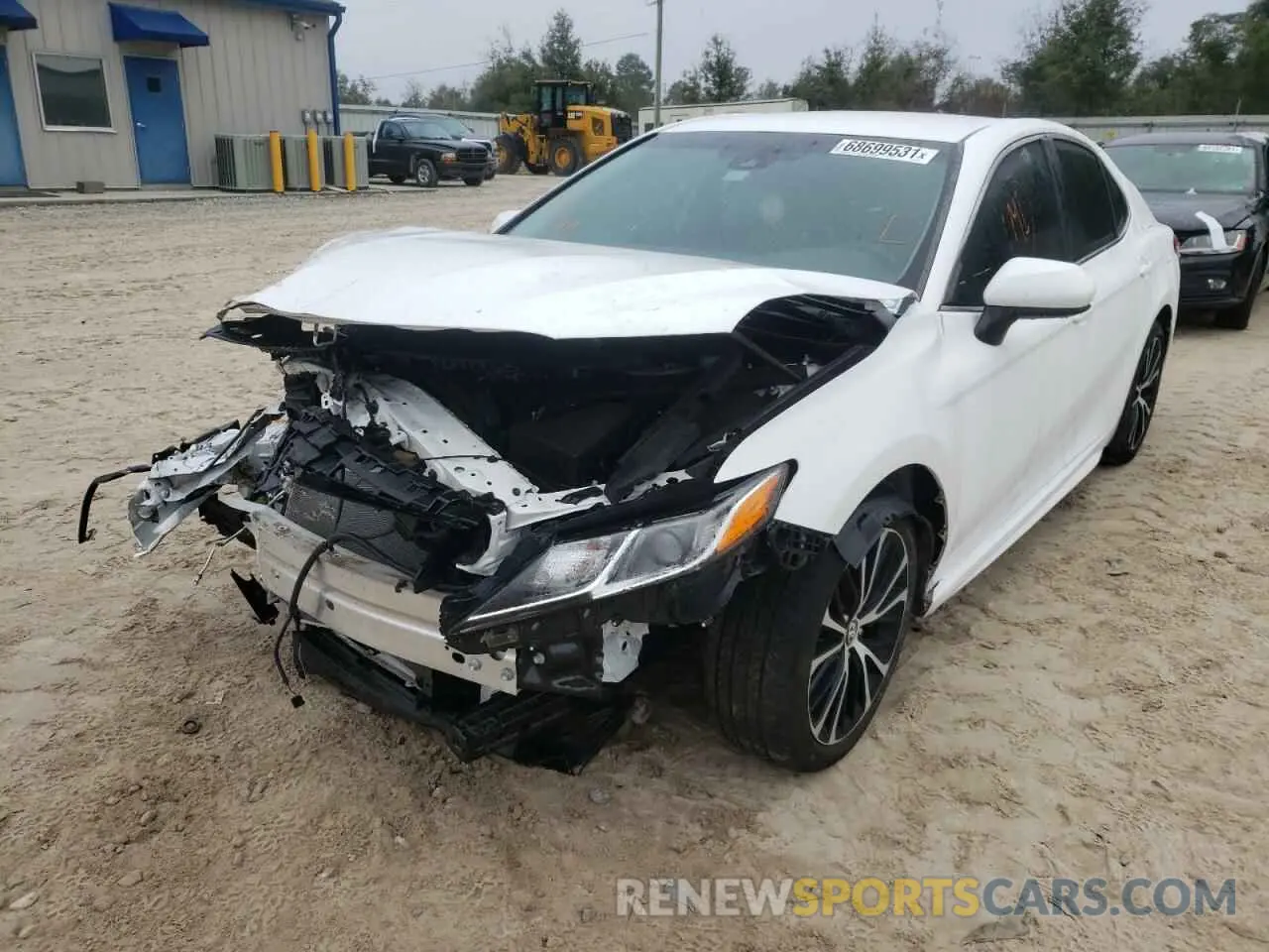 2 Photograph of a damaged car 4T1B11HKXKU213031 TOYOTA CAMRY 2019