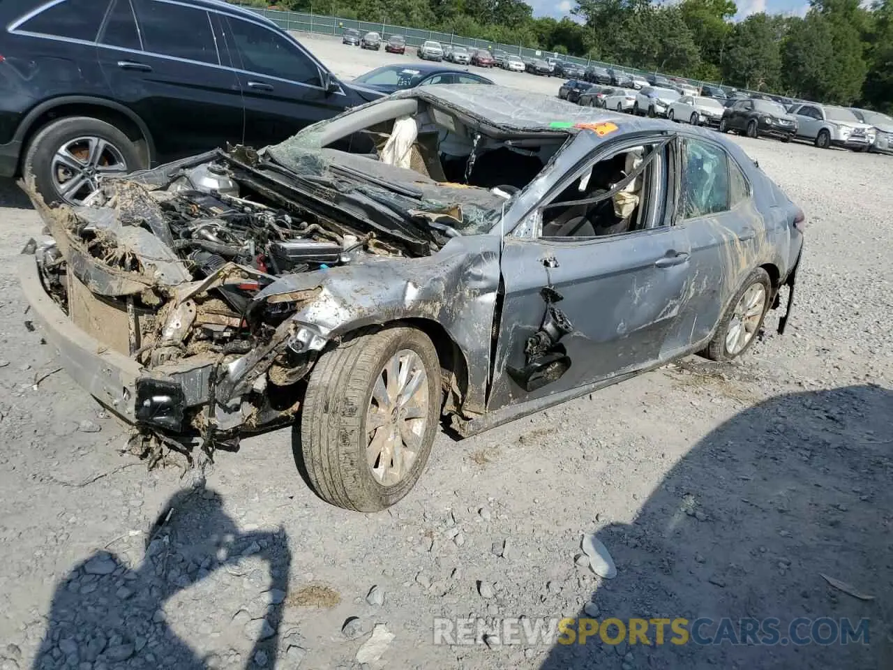 1 Photograph of a damaged car 4T1B11HKXKU230511 TOYOTA CAMRY 2019