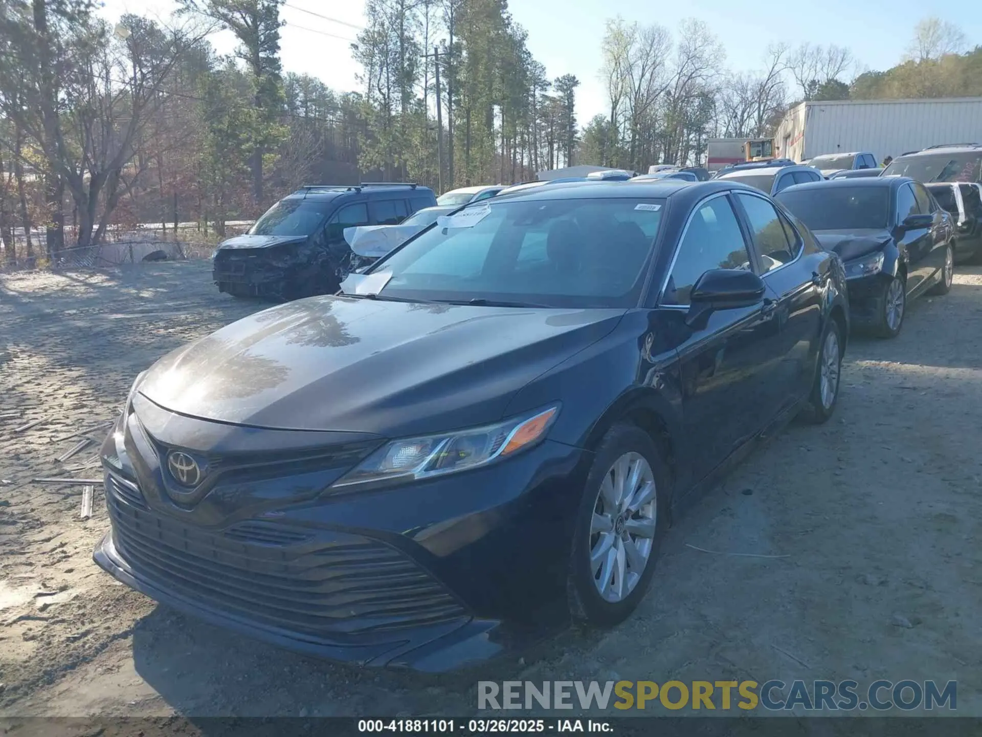 2 Photograph of a damaged car 4T1B11HKXKU246756 TOYOTA CAMRY 2019