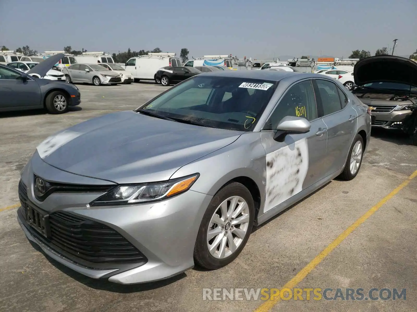 2 Photograph of a damaged car 4T1B11HKXKU251200 TOYOTA CAMRY 2019