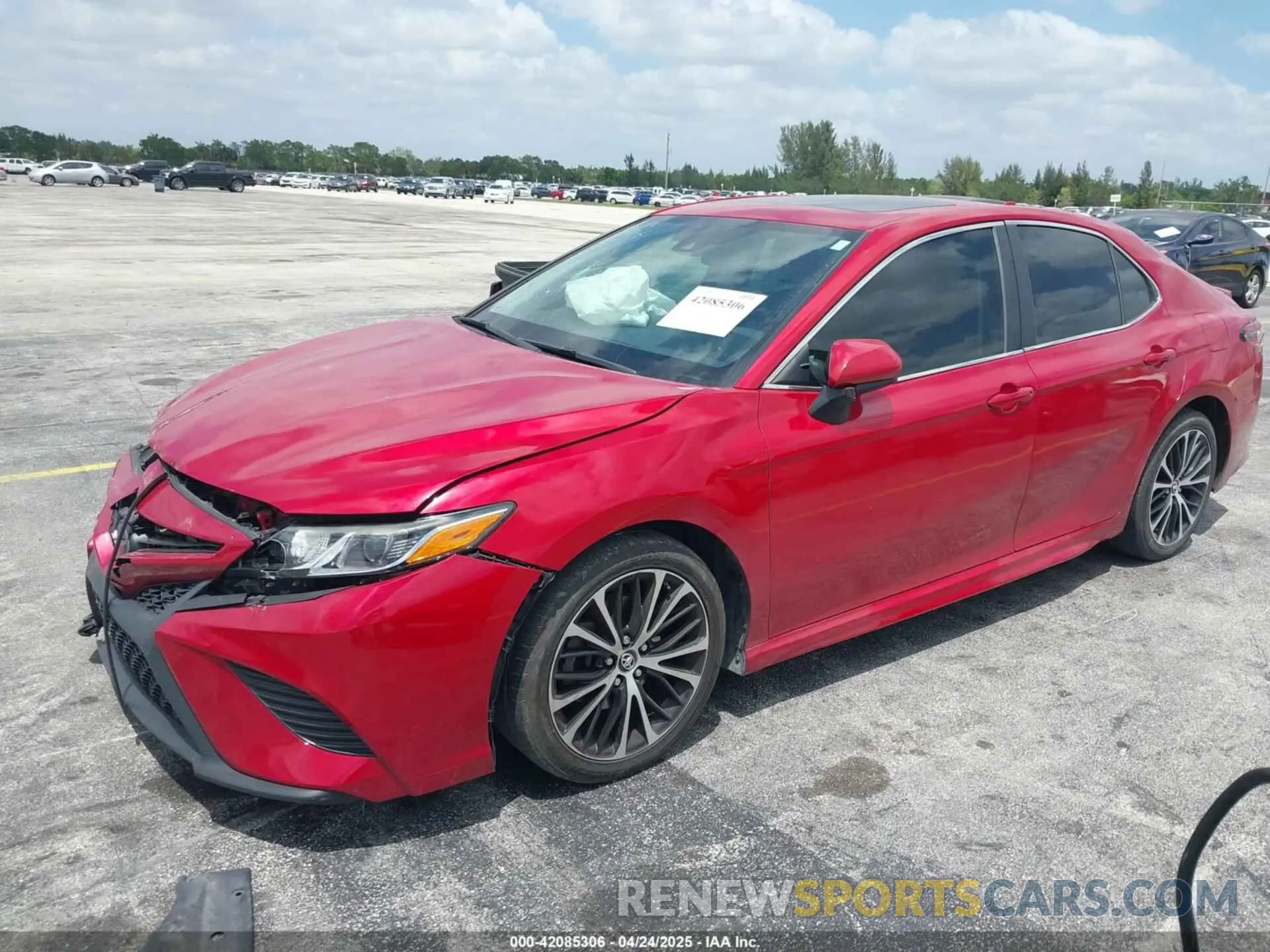 2 Photograph of a damaged car 4T1B11HKXKU259202 TOYOTA CAMRY 2019