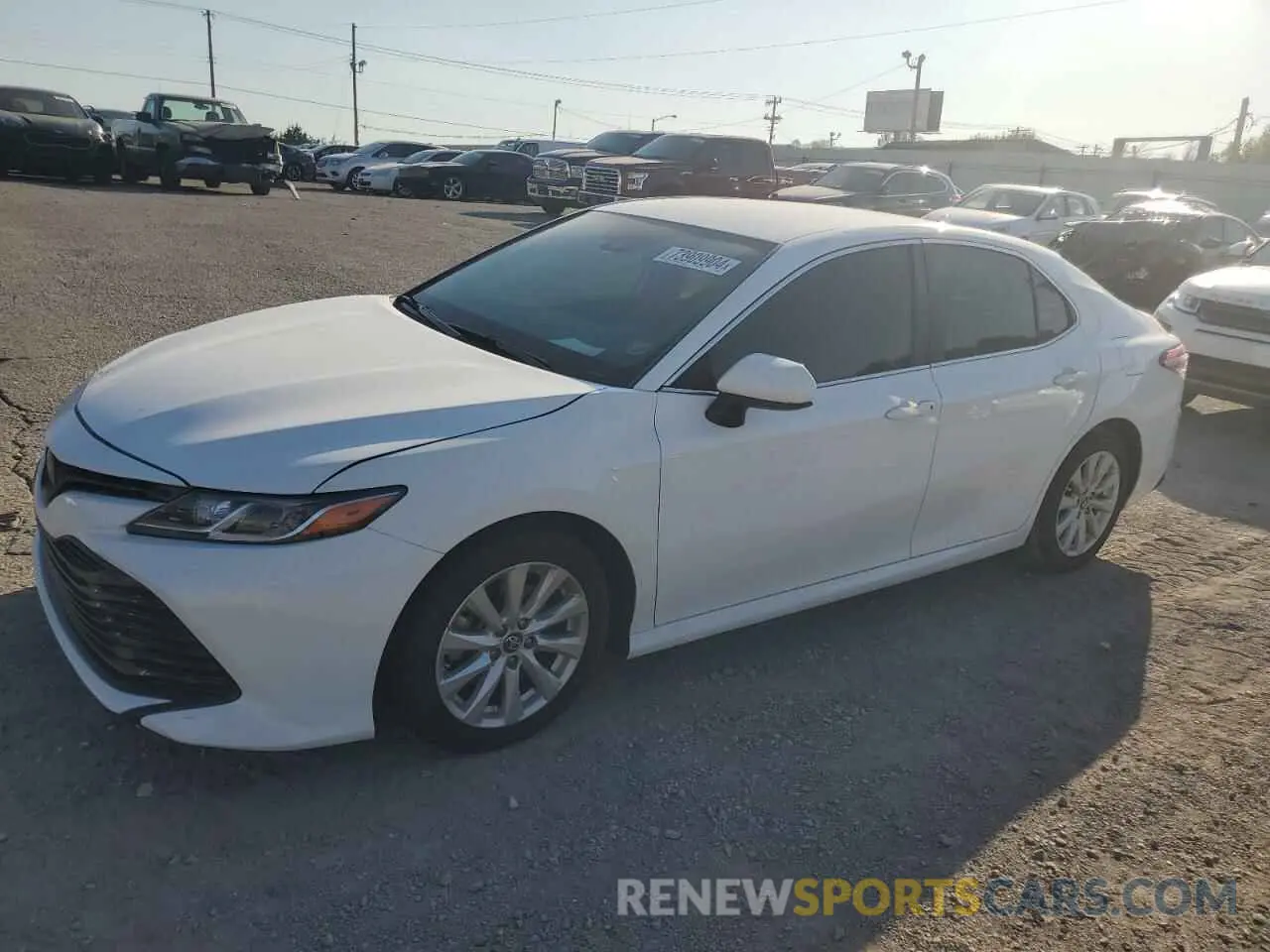 1 Photograph of a damaged car 4T1B11HKXKU261645 TOYOTA CAMRY 2019