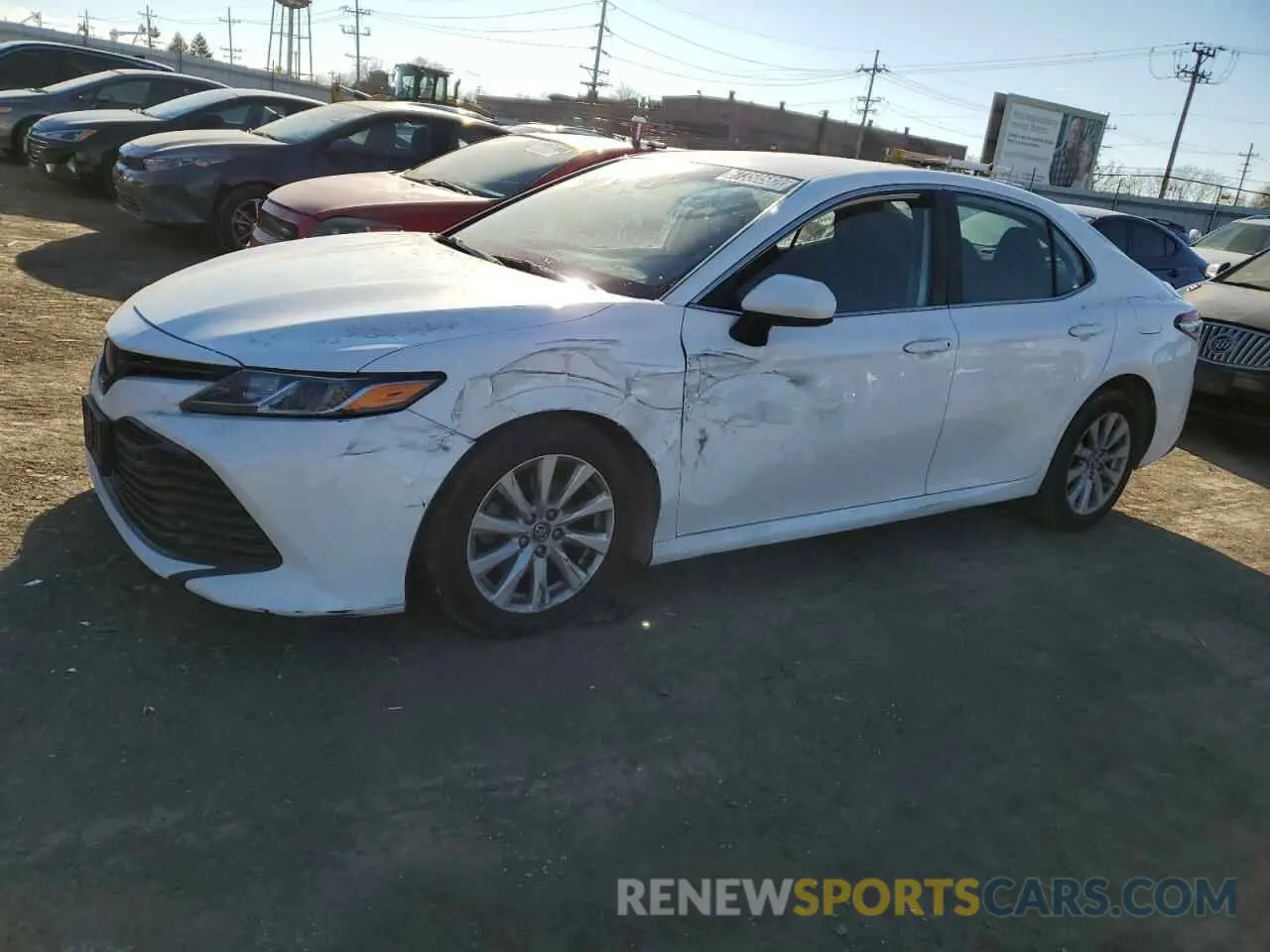1 Photograph of a damaged car 4T1B11HKXKU267249 TOYOTA CAMRY 2019