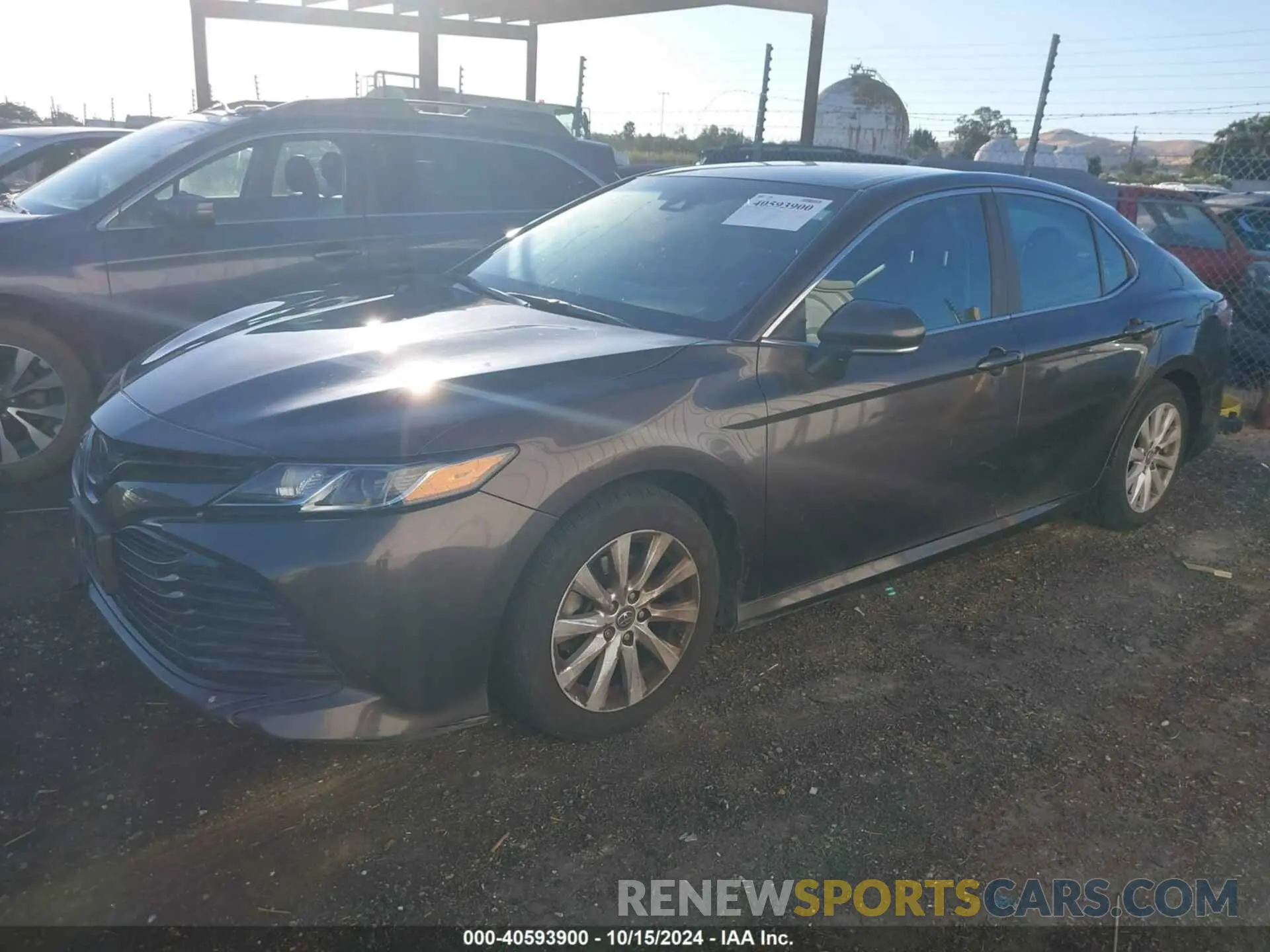 2 Photograph of a damaged car 4T1B11HKXKU680045 TOYOTA CAMRY 2019