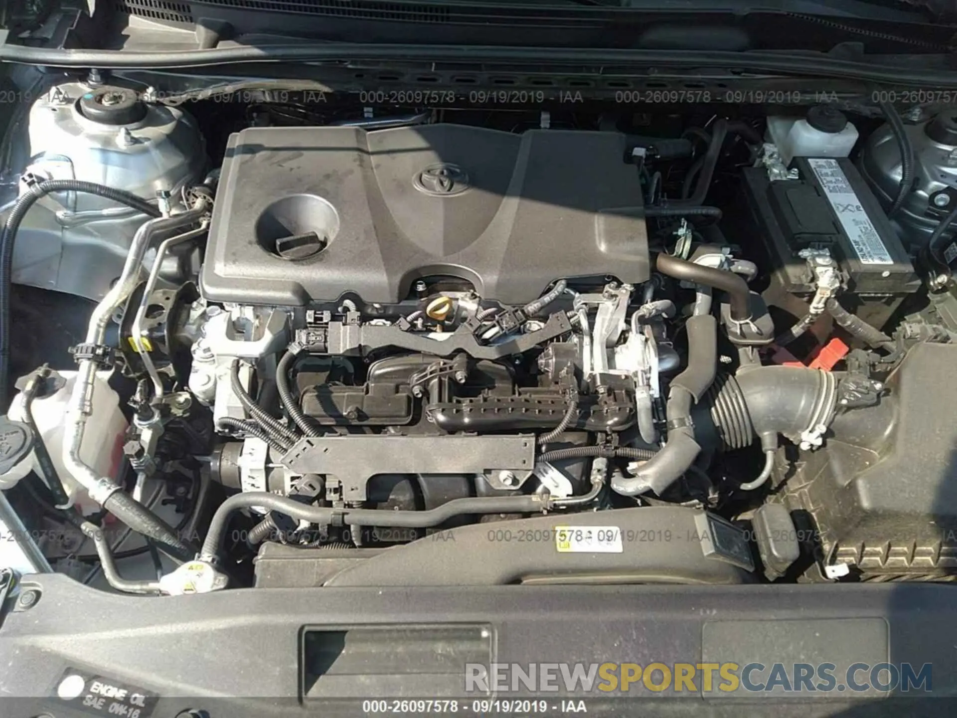 10 Photograph of a damaged car 4T1B11HKXKU763426 TOYOTA CAMRY 2019