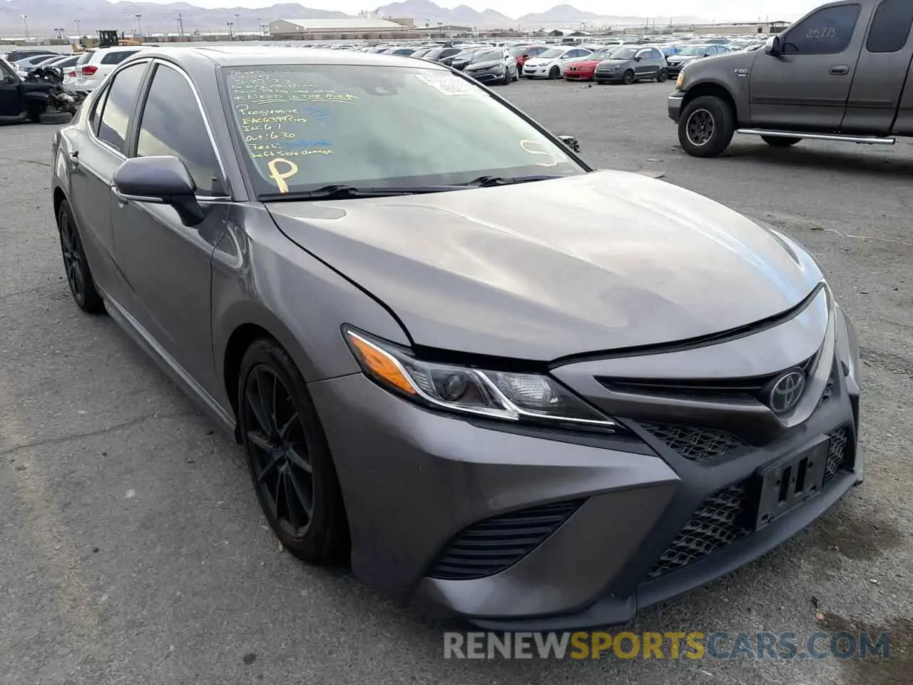 1 Photograph of a damaged car 4T1B11HKXKU776399 TOYOTA CAMRY 2019