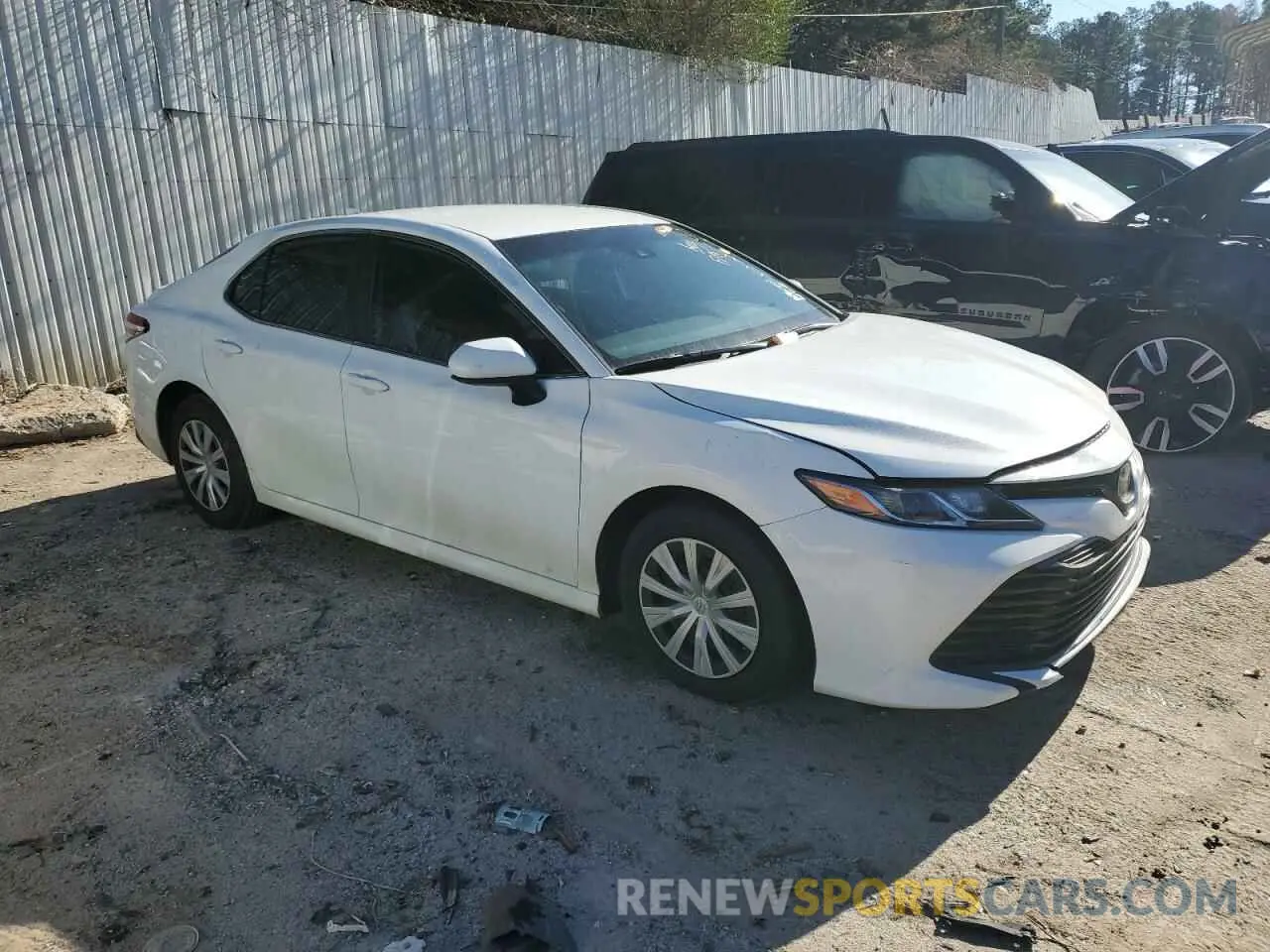 4 Фотография поврежденного автомобиля 4T1B11HKXKU817209 TOYOTA CAMRY 2019