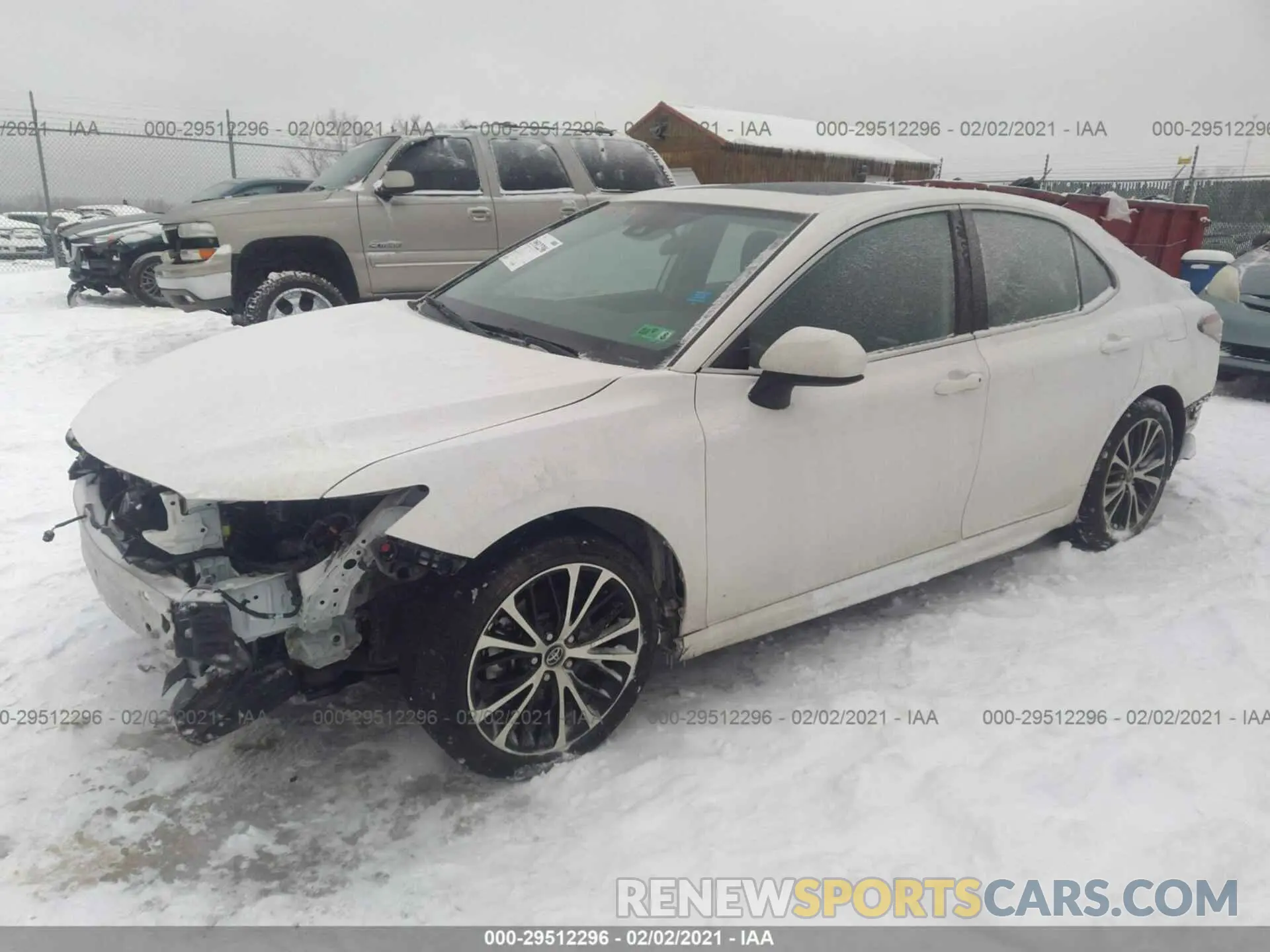 2 Photograph of a damaged car 4T1B11HKXKU844877 TOYOTA CAMRY 2019