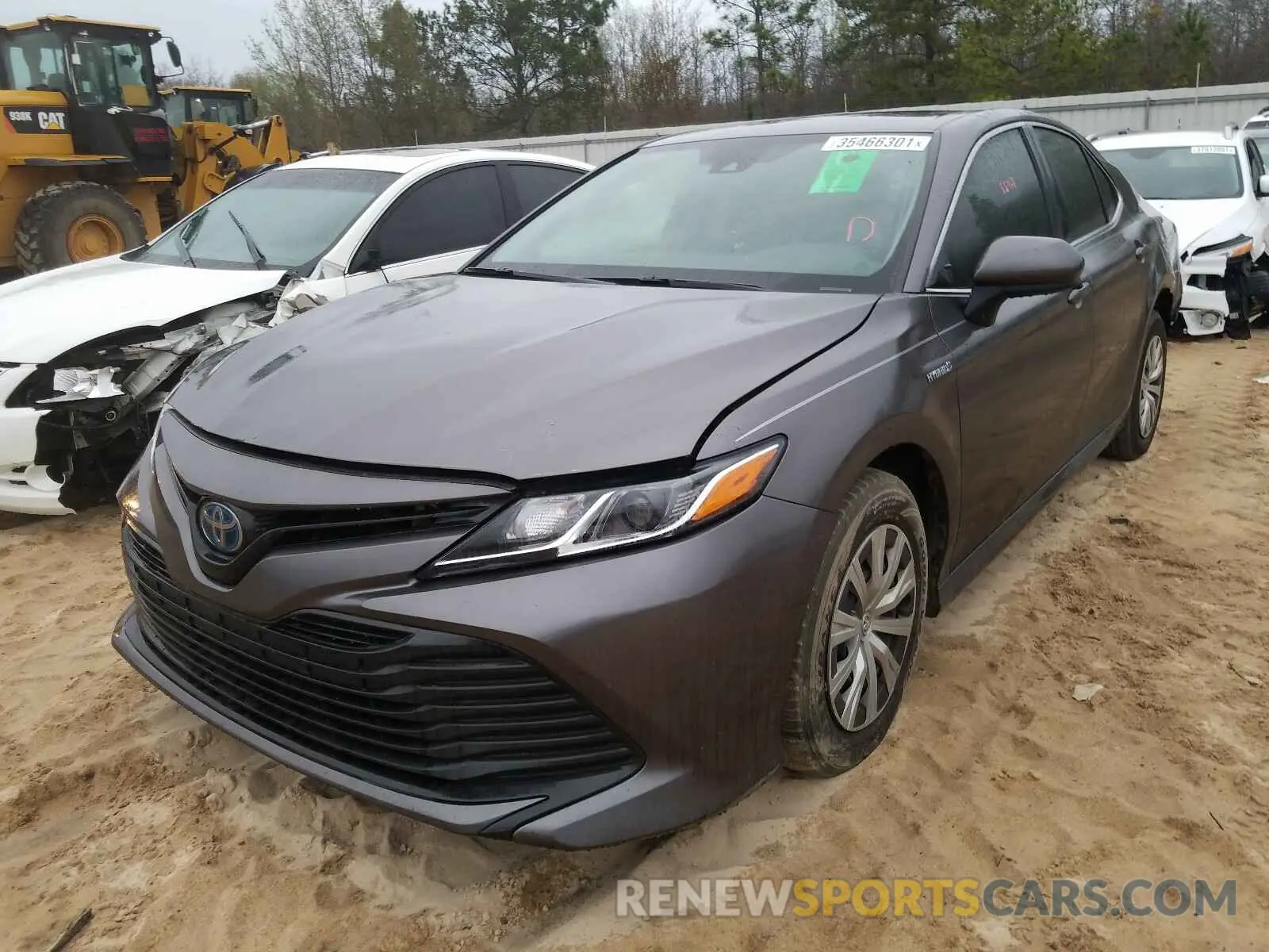 2 Photograph of a damaged car 4T1B31HK1KU007641 TOYOTA CAMRY 2019