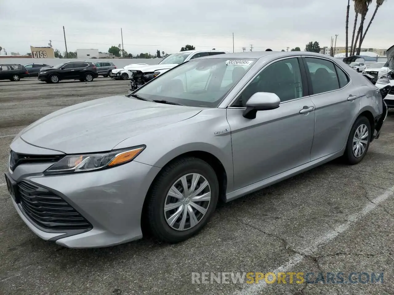 1 Photograph of a damaged car 4T1B31HK3KU510488 TOYOTA CAMRY 2019