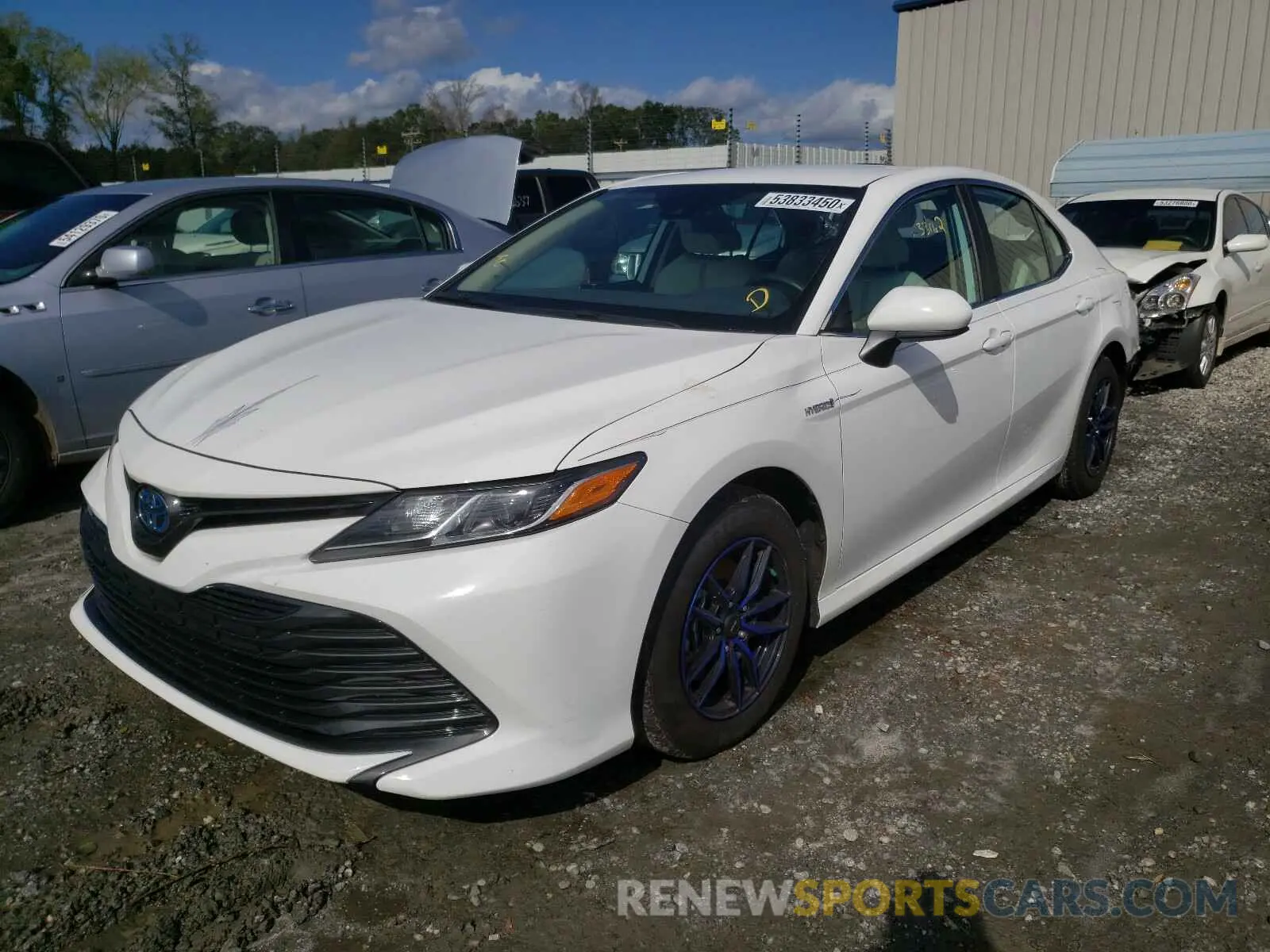 2 Photograph of a damaged car 4T1B31HK3KU510555 TOYOTA CAMRY 2019