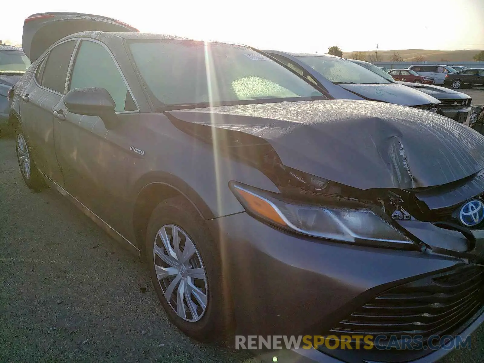 1 Photograph of a damaged car 4T1B31HK3KU513116 TOYOTA CAMRY 2019