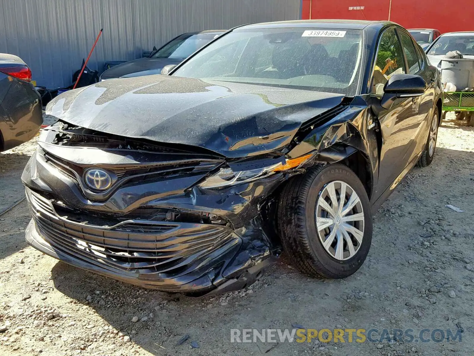 2 Photograph of a damaged car 4T1B31HK5KU511741 TOYOTA CAMRY 2019