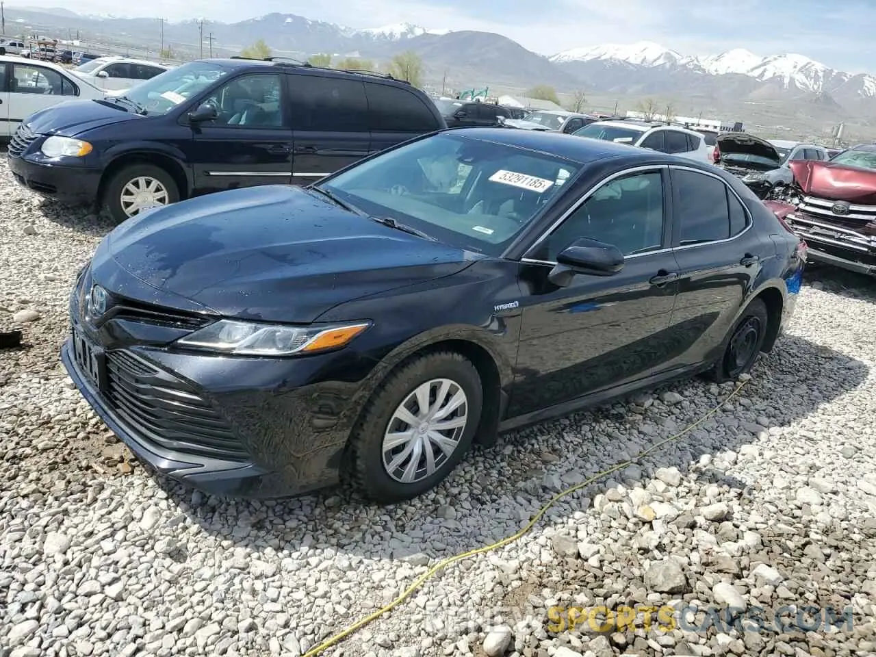 1 Photograph of a damaged car 4T1B31HK7KU517993 TOYOTA CAMRY 2019