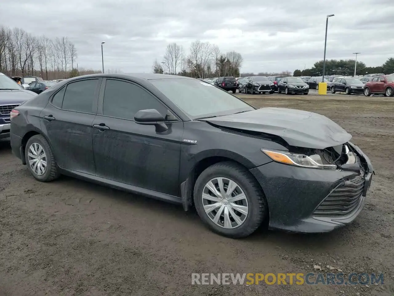 4 Фотография поврежденного автомобиля 4T1B31HK8KU005109 TOYOTA CAMRY 2019