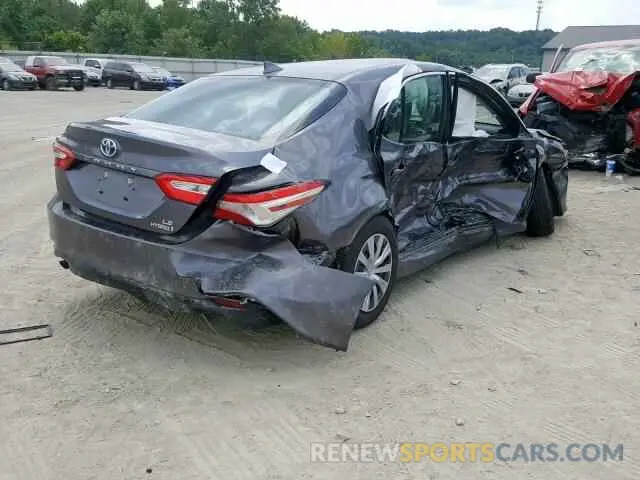 4 Photograph of a damaged car 4T1B31HK8KU006163 TOYOTA CAMRY 2019