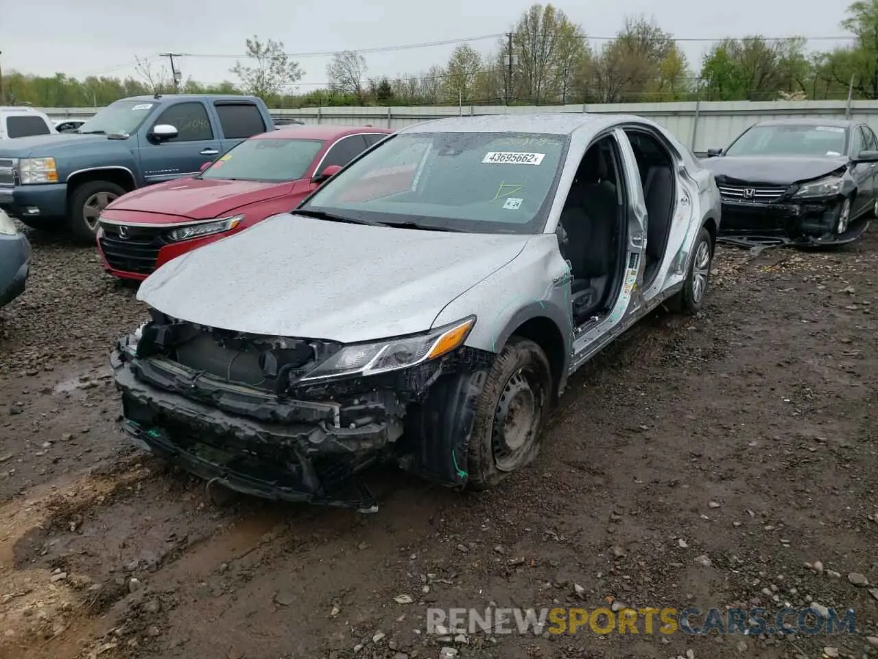 2 Photograph of a damaged car 4T1B31HK8KU513094 TOYOTA CAMRY 2019