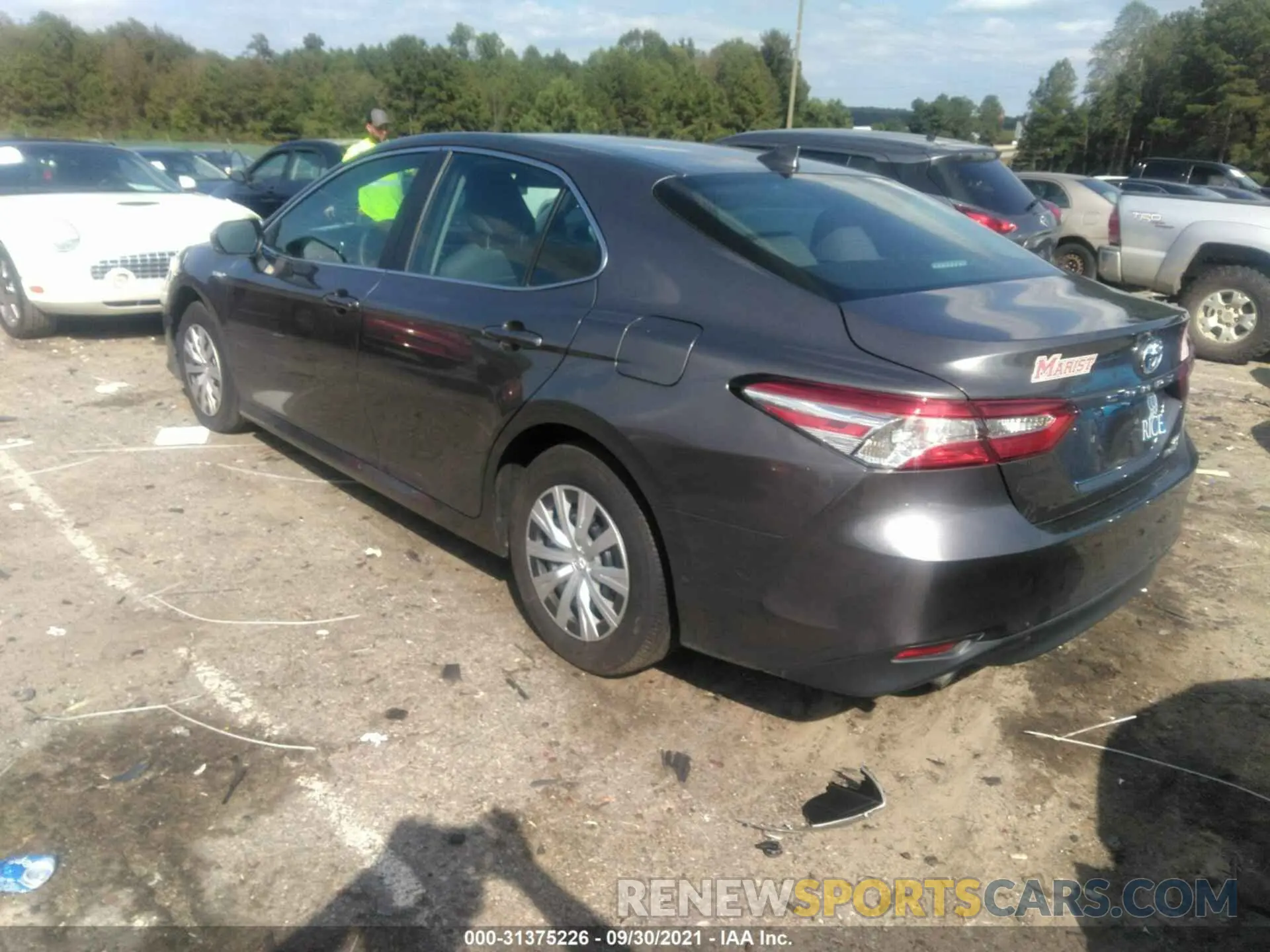3 Photograph of a damaged car 4T1B31HK8KU517145 TOYOTA CAMRY 2019