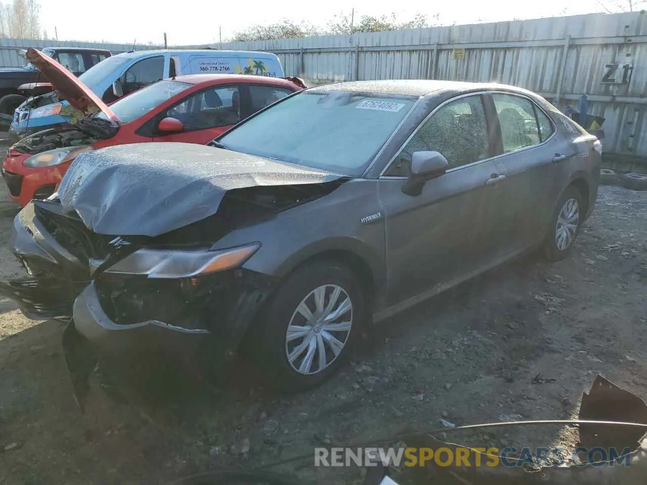 1 Photograph of a damaged car 4T1B31HKXKU509936 TOYOTA CAMRY 2019