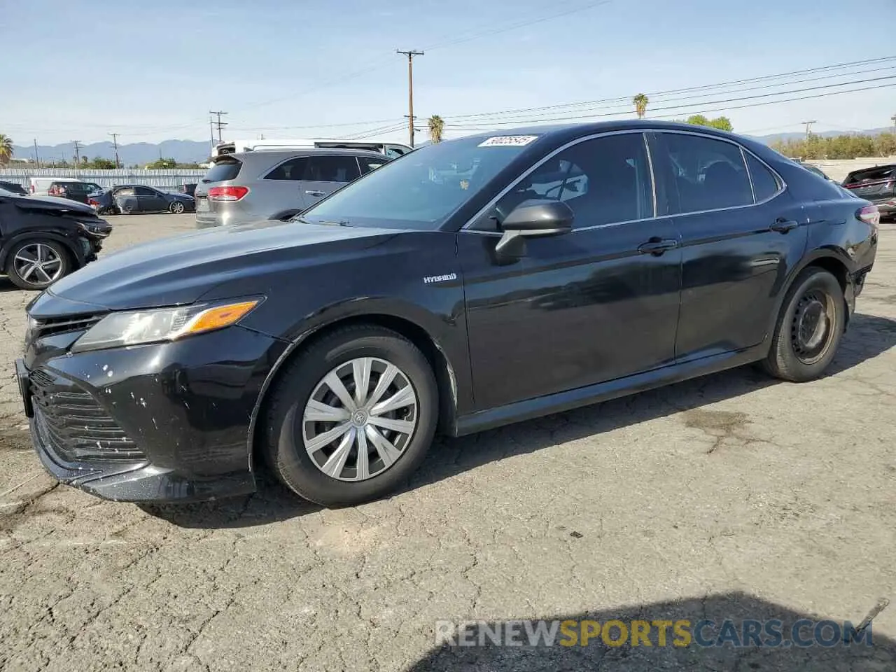 1 Photograph of a damaged car 4T1B31HKXKU510469 TOYOTA CAMRY 2019