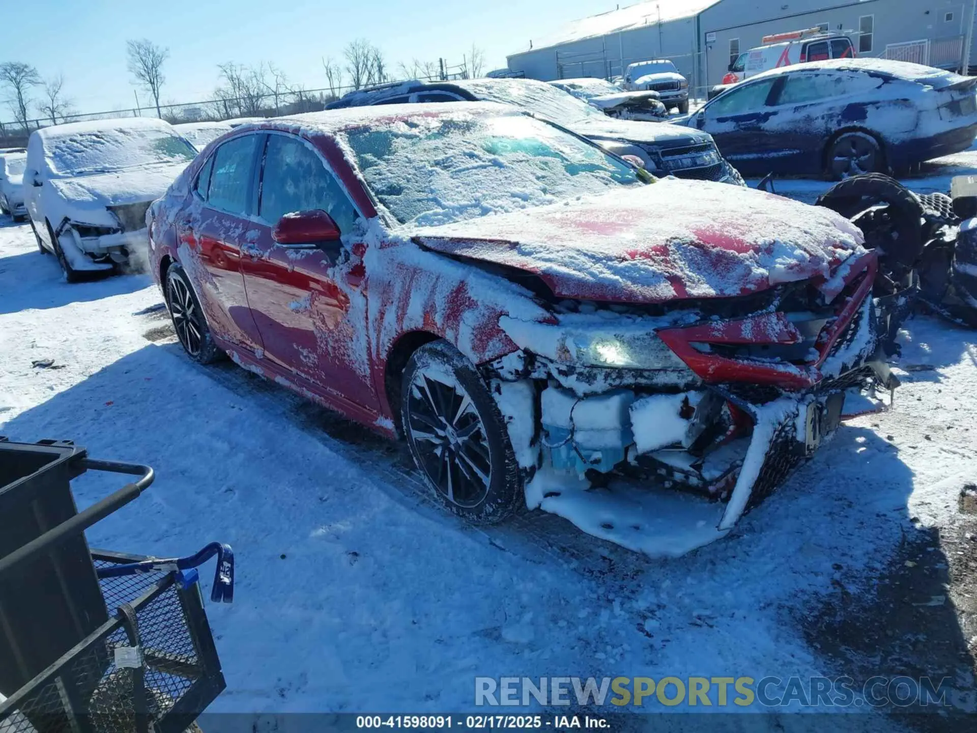 1 Photograph of a damaged car 4T1B61HK0KU171499 TOYOTA CAMRY 2019