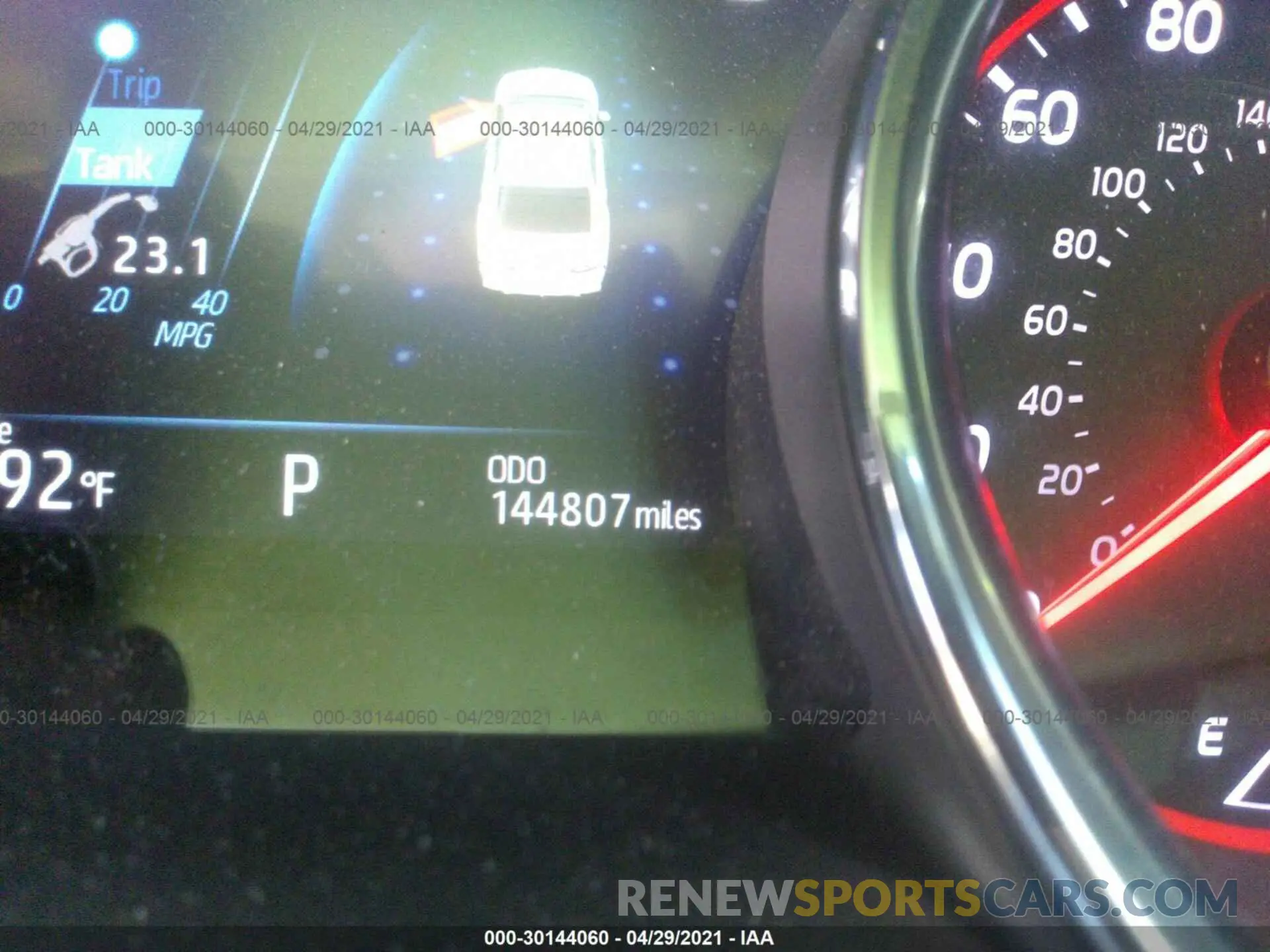 7 Photograph of a damaged car 4T1B61HK0KU717122 TOYOTA CAMRY 2019