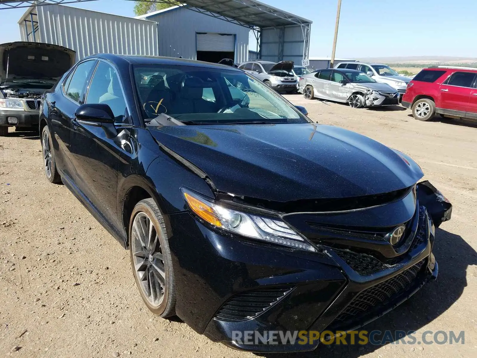 1 Photograph of a damaged car 4T1B61HK1KU191311 TOYOTA CAMRY 2019