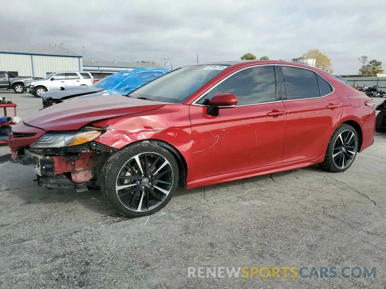 1 Photograph of a damaged car 4T1B61HK2KU183542 TOYOTA CAMRY 2019