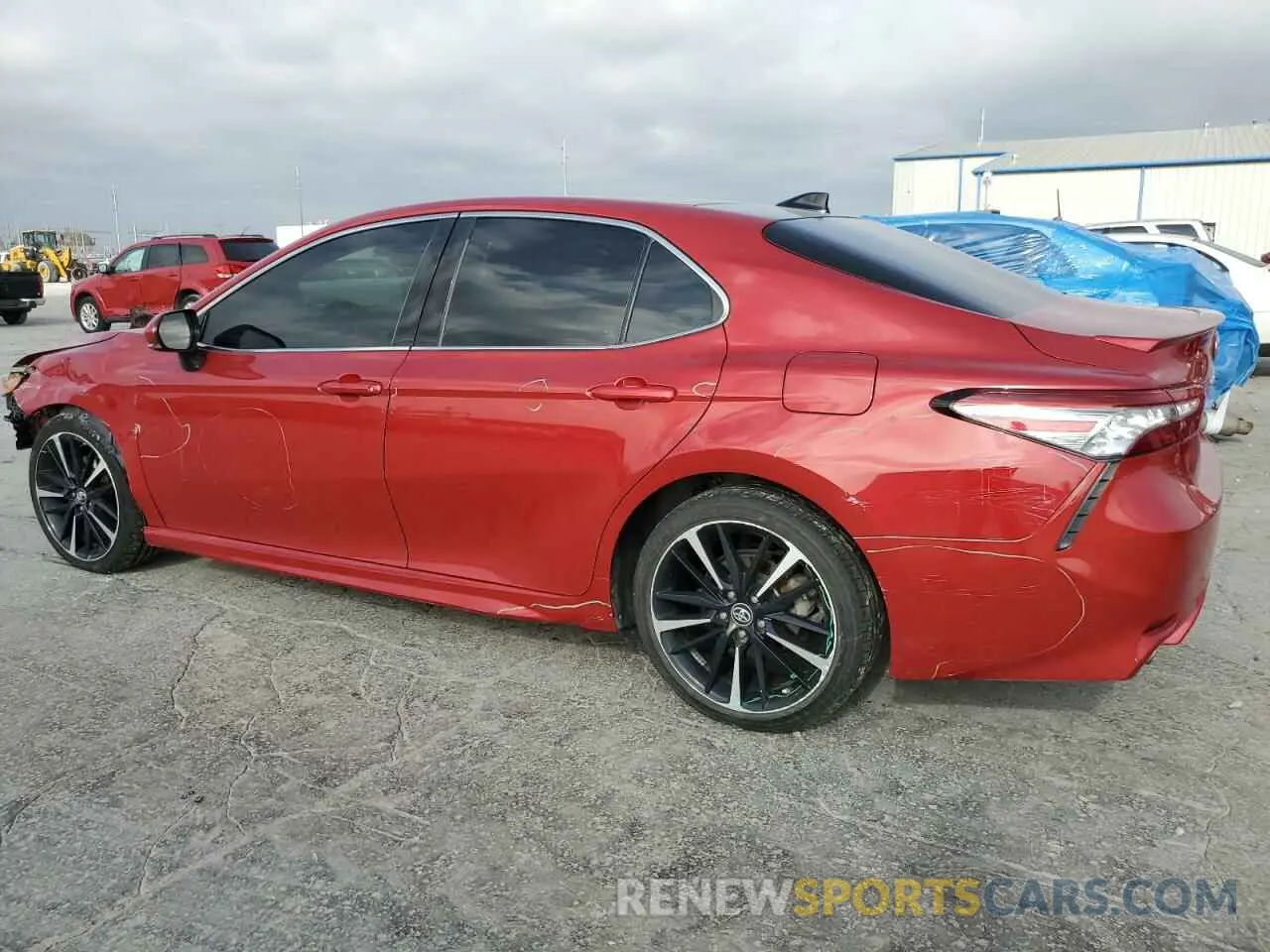 2 Photograph of a damaged car 4T1B61HK2KU183542 TOYOTA CAMRY 2019