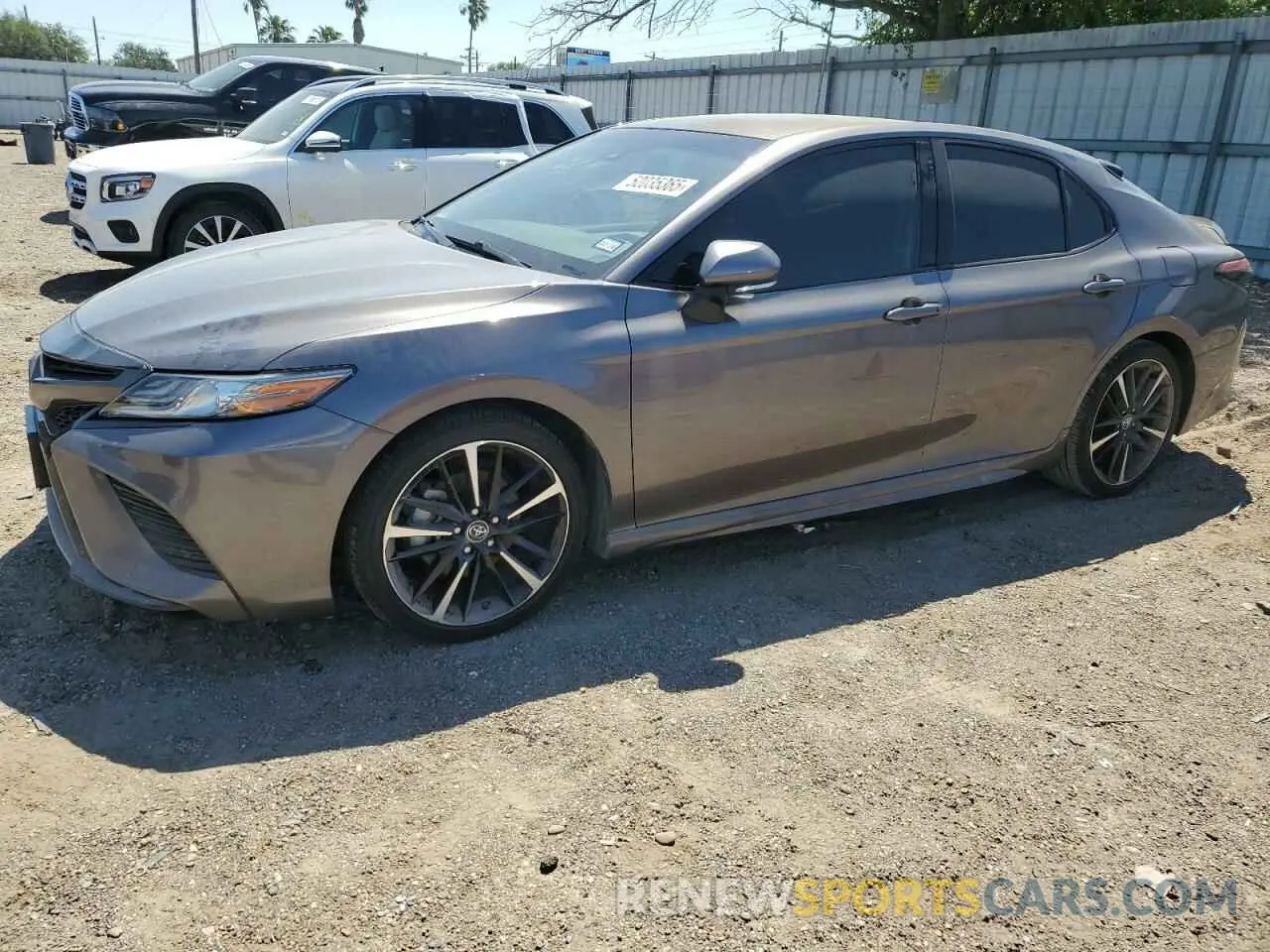 1 Photograph of a damaged car 4T1B61HK2KU735105 TOYOTA CAMRY 2019