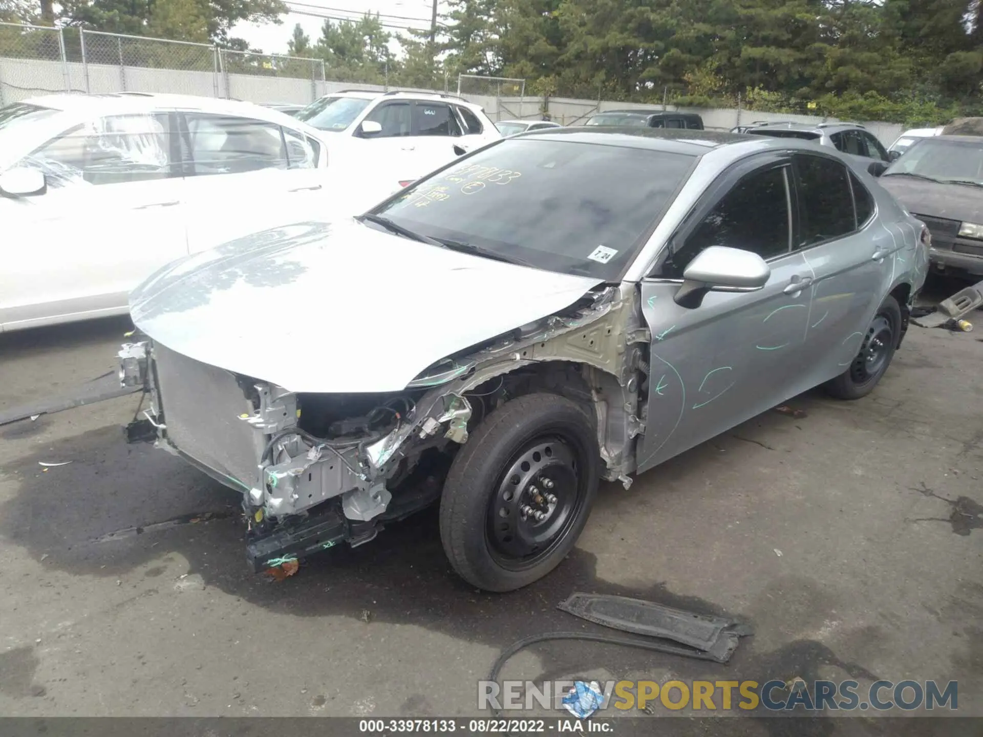 2 Photograph of a damaged car 4T1B61HK2KU770503 TOYOTA CAMRY 2019