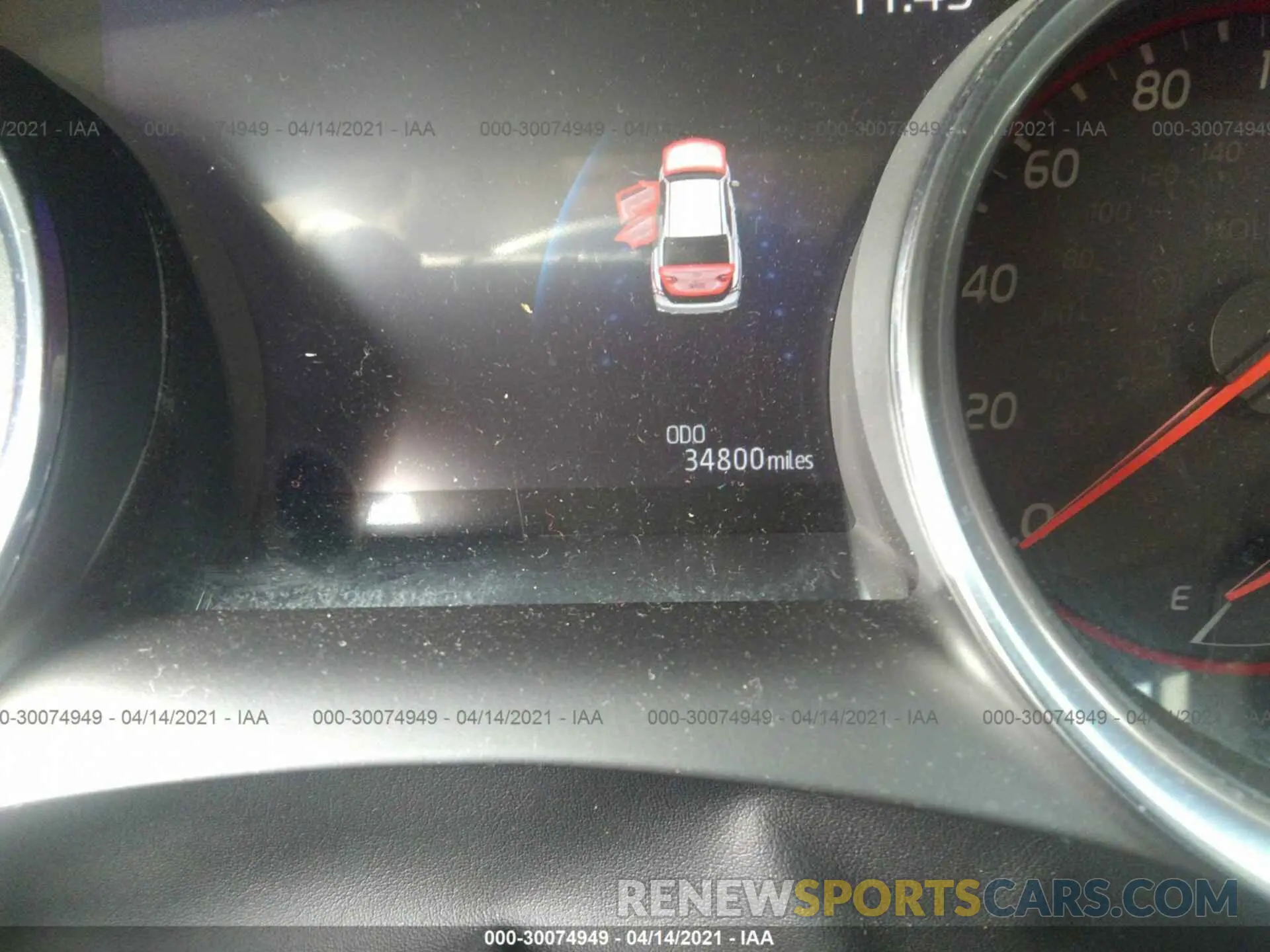 7 Photograph of a damaged car 4T1B61HK3KU172985 TOYOTA CAMRY 2019