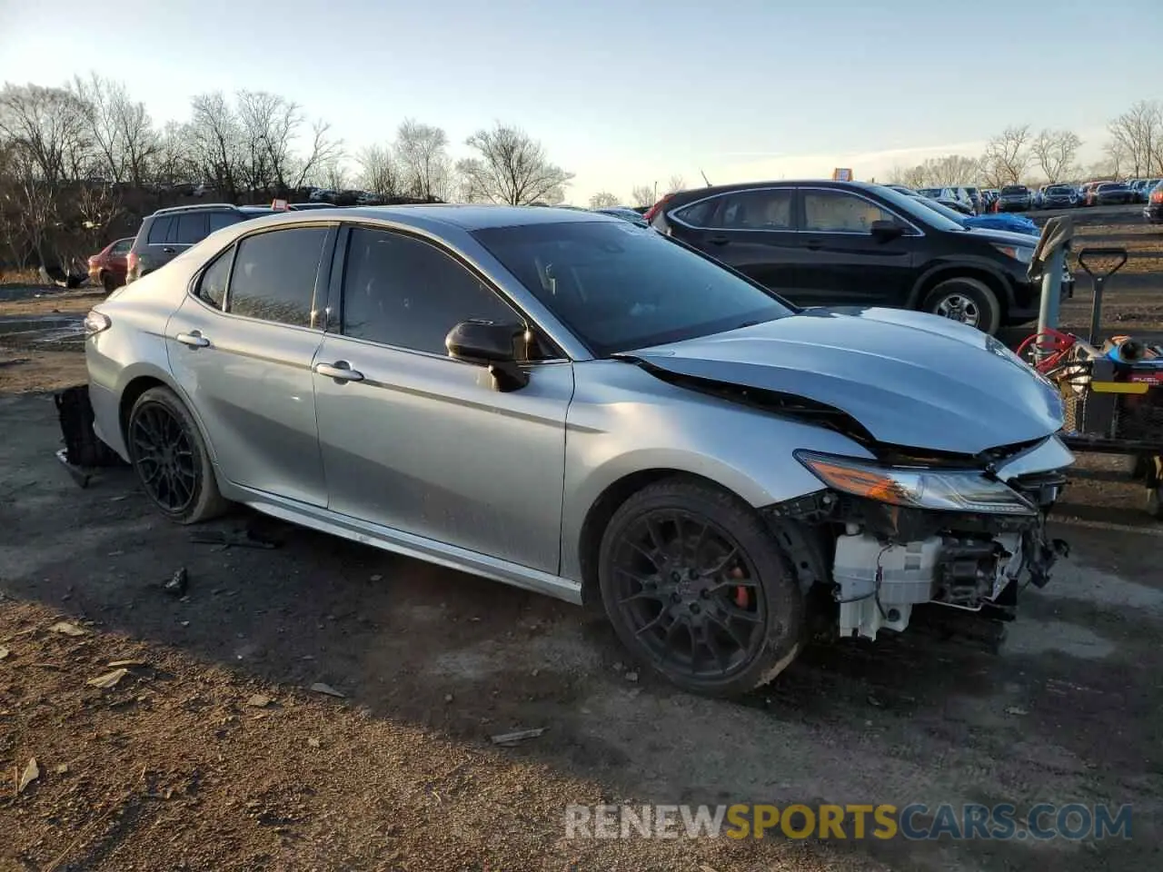 4 Photograph of a damaged car 4T1B61HK3KU227757 TOYOTA CAMRY 2019