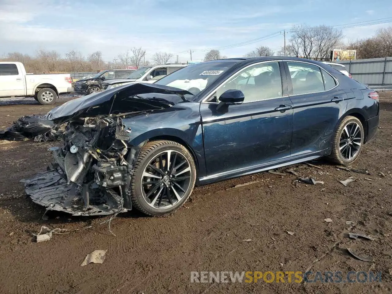 1 Photograph of a damaged car 4T1B61HK3KU250231 TOYOTA CAMRY 2019