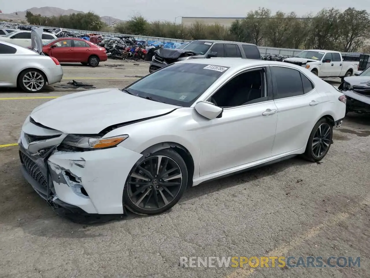 1 Photograph of a damaged car 4T1B61HK3KU839389 TOYOTA CAMRY 2019
