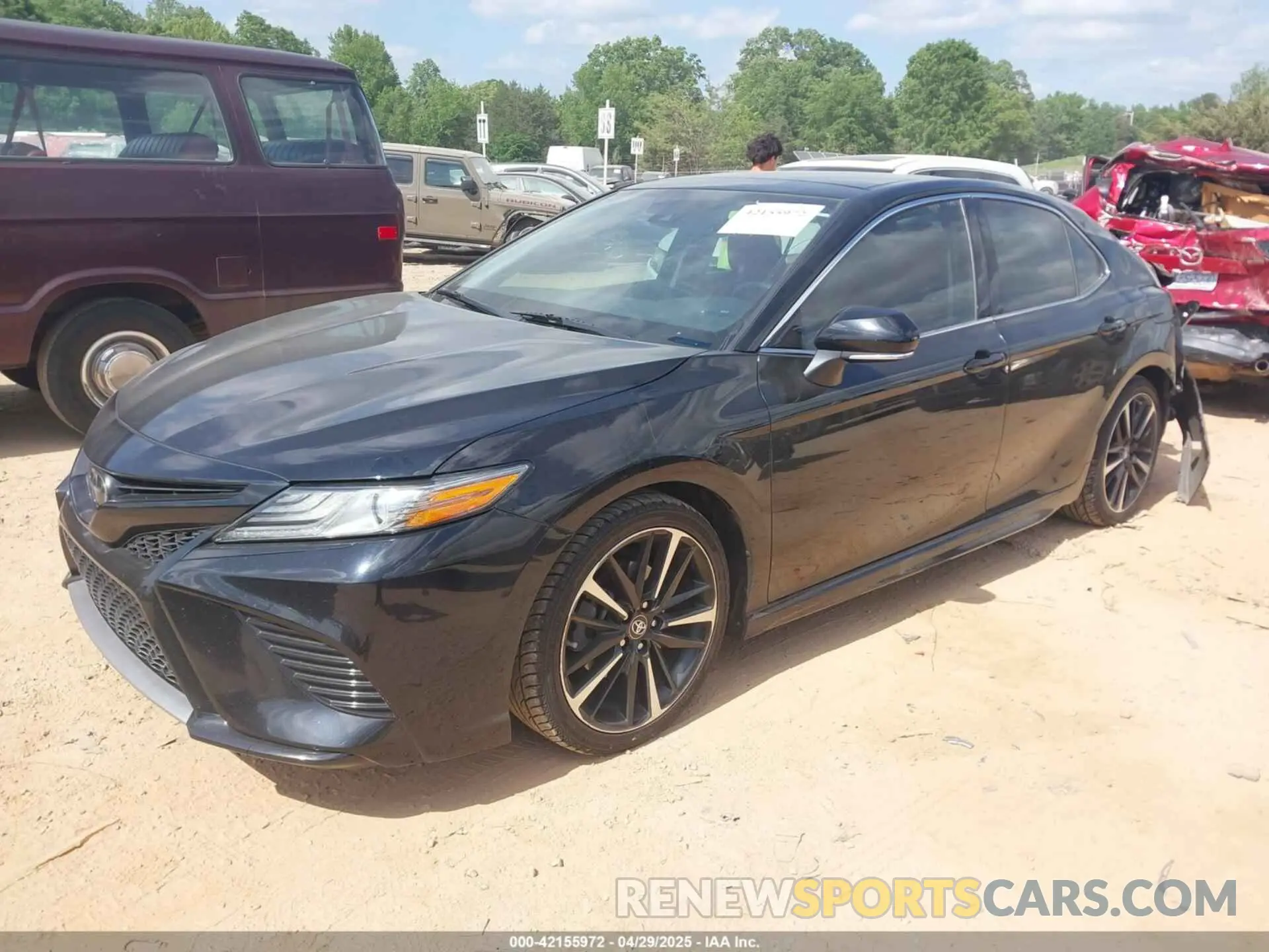 2 Photograph of a damaged car 4T1B61HK3KU856581 TOYOTA CAMRY 2019