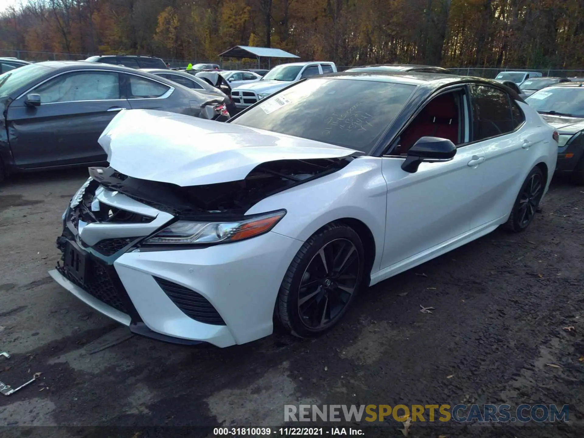 2 Photograph of a damaged car 4T1B61HK4KU259441 TOYOTA CAMRY 2019