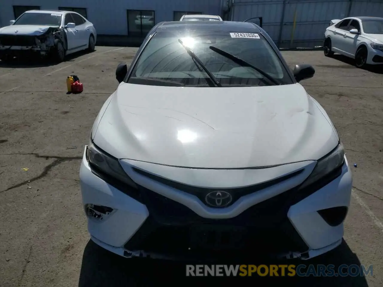 5 Photograph of a damaged car 4T1B61HK4KU291189 TOYOTA CAMRY 2019