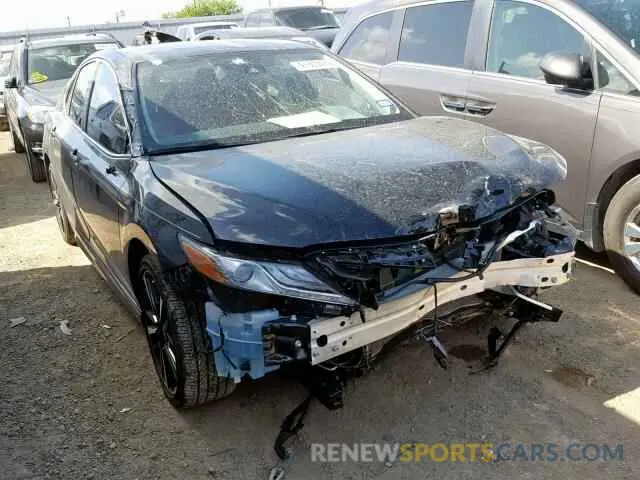 1 Photograph of a damaged car 4T1B61HK4KU705135 TOYOTA CAMRY 2019