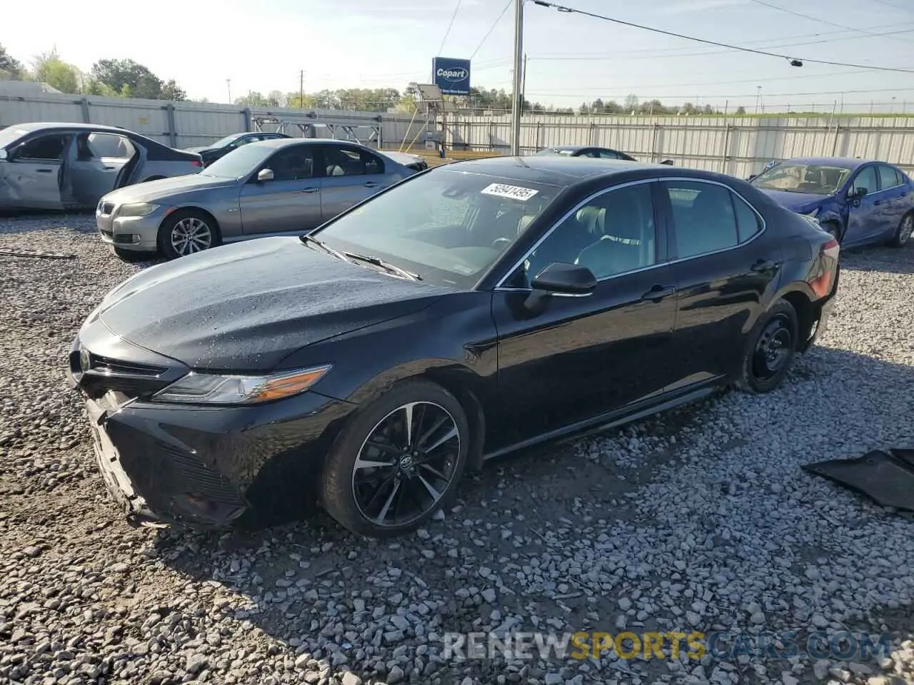1 Photograph of a damaged car 4T1B61HK5KU167349 TOYOTA CAMRY 2019