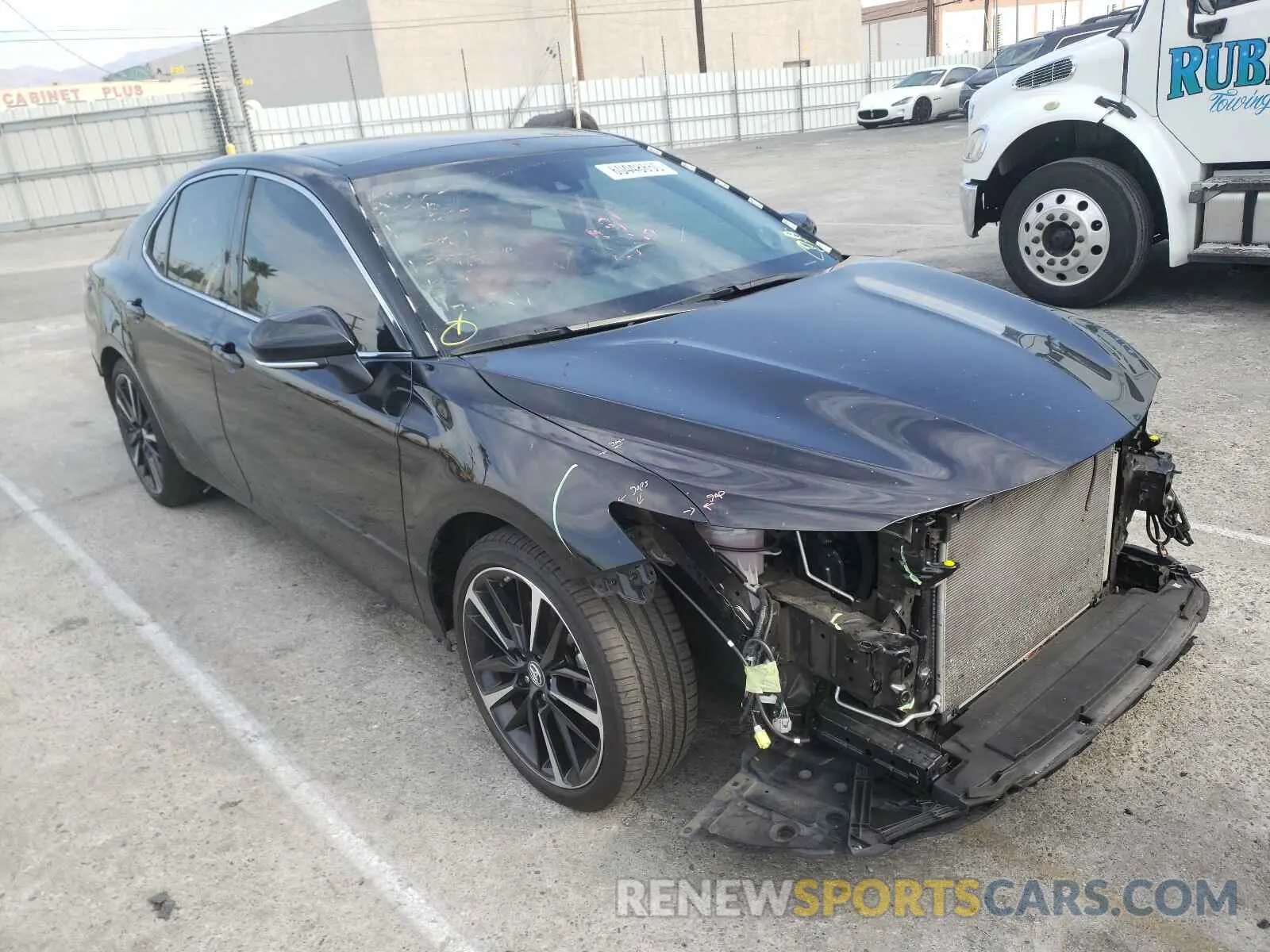 1 Photograph of a damaged car 4T1B61HK7KU180054 TOYOTA CAMRY 2019