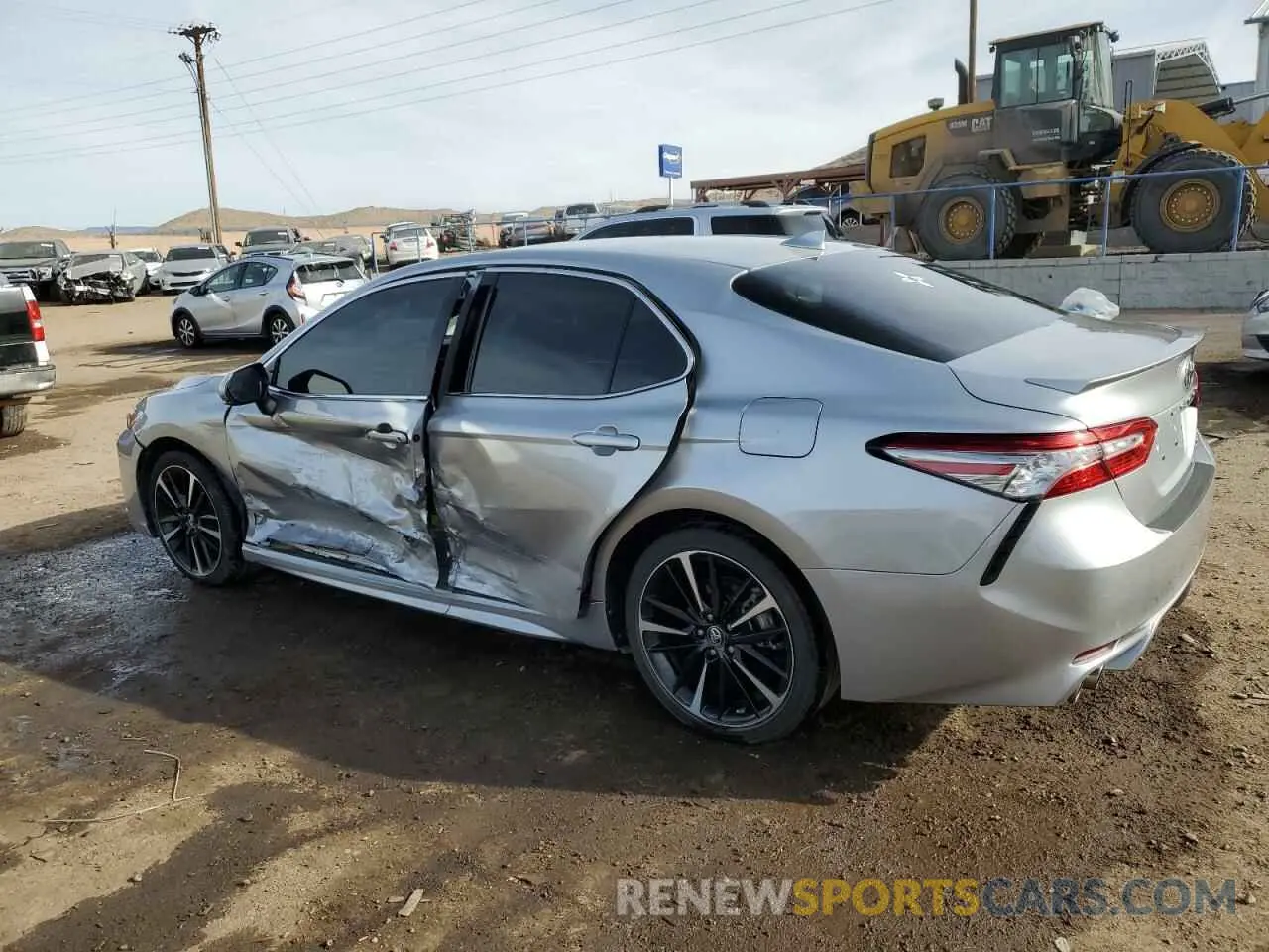 2 Photograph of a damaged car 4T1B61HK7KU212534 TOYOTA CAMRY 2019