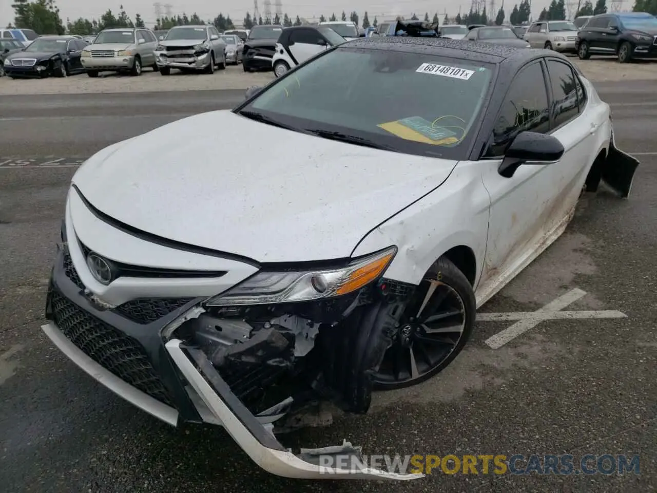 2 Photograph of a damaged car 4T1B61HK7KU232735 TOYOTA CAMRY 2019
