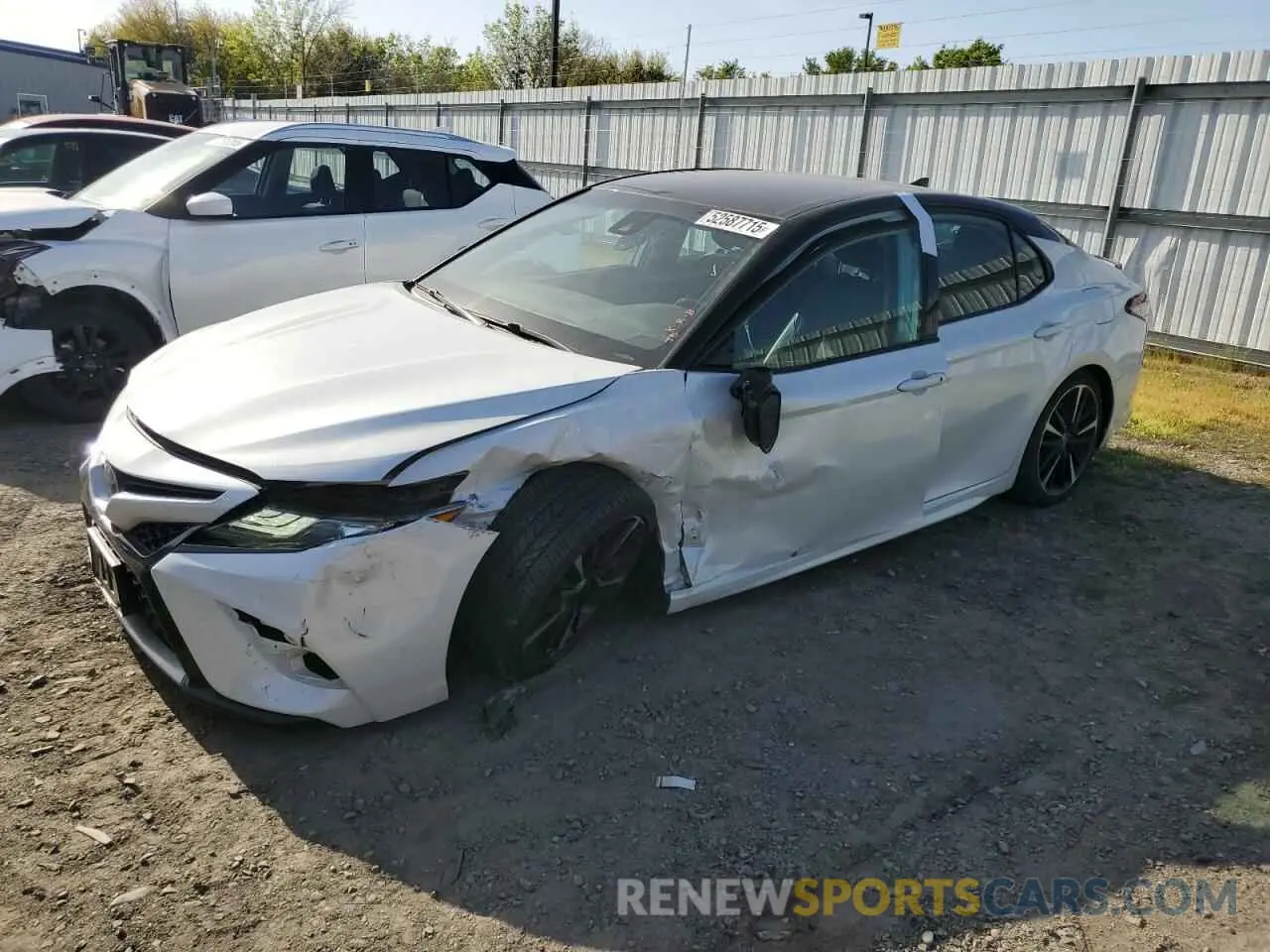 1 Photograph of a damaged car 4T1B61HK7KU297214 TOYOTA CAMRY 2019