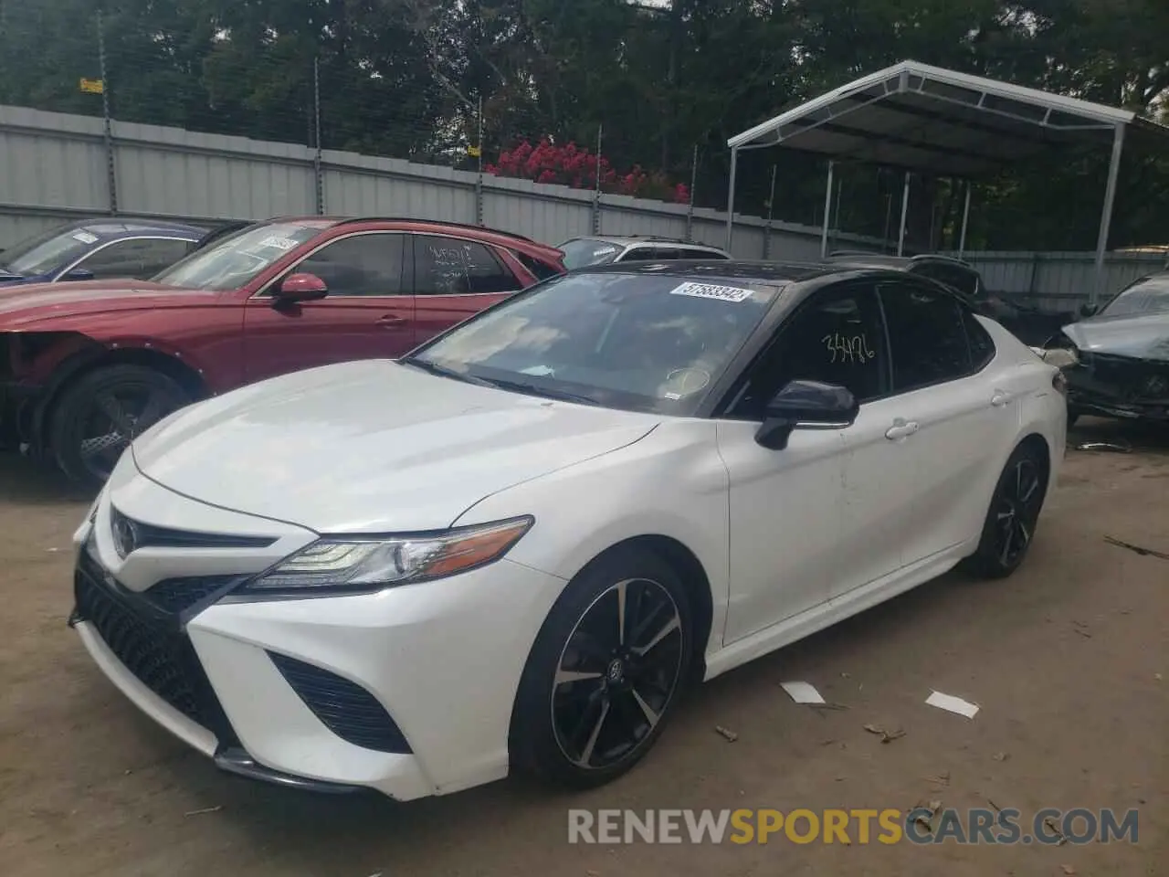 2 Photograph of a damaged car 4T1B61HK8KU269860 TOYOTA CAMRY 2019