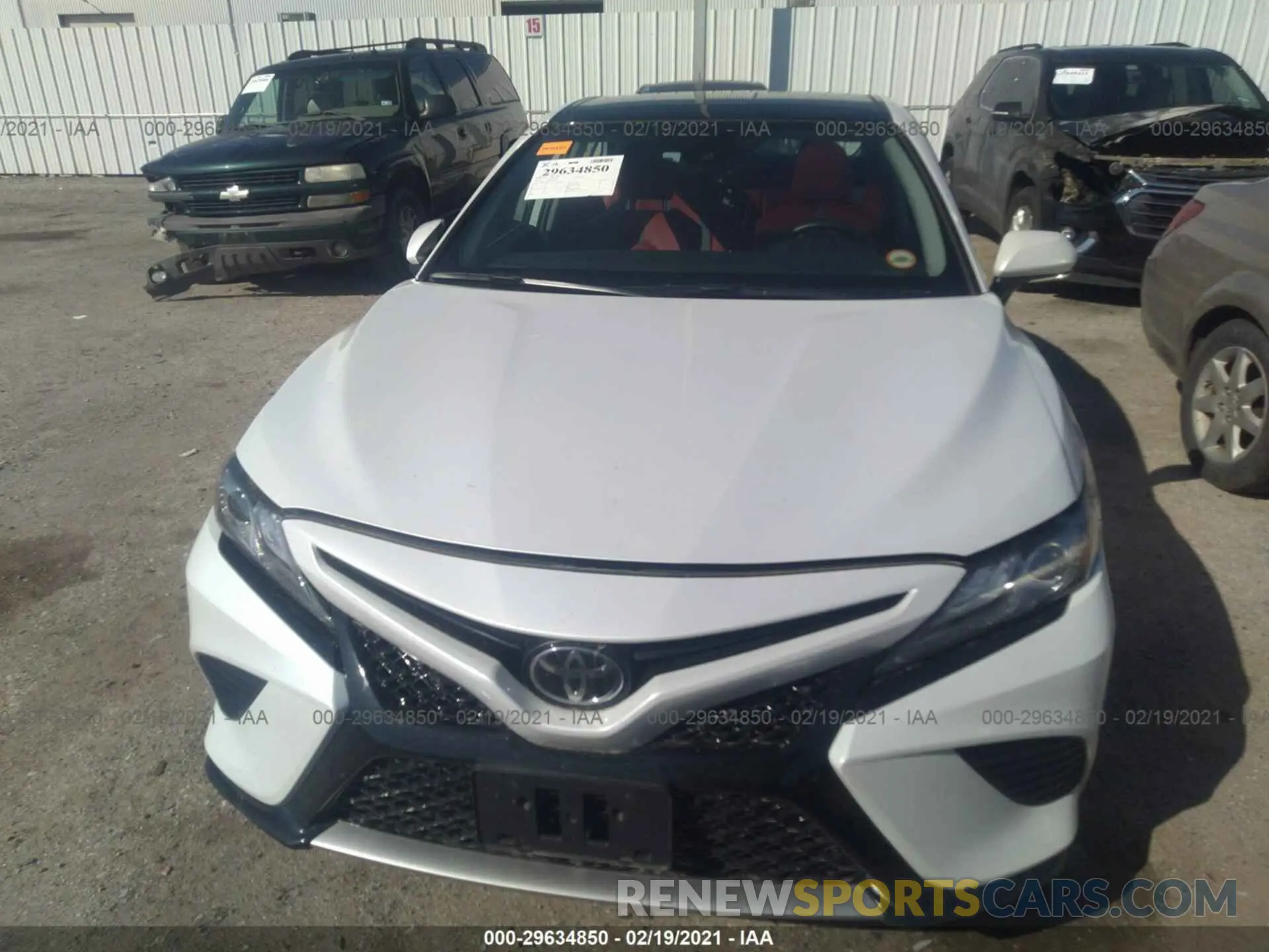 6 Photograph of a damaged car 4T1B61HK8KU724917 TOYOTA CAMRY 2019