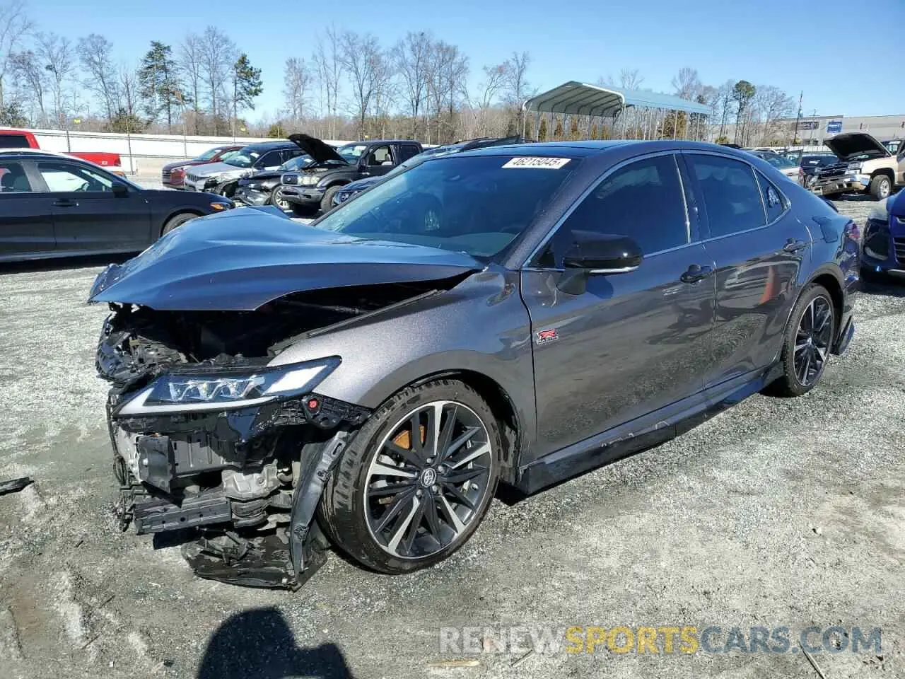 1 Photograph of a damaged car 4T1B61HK8KU831028 TOYOTA CAMRY 2019